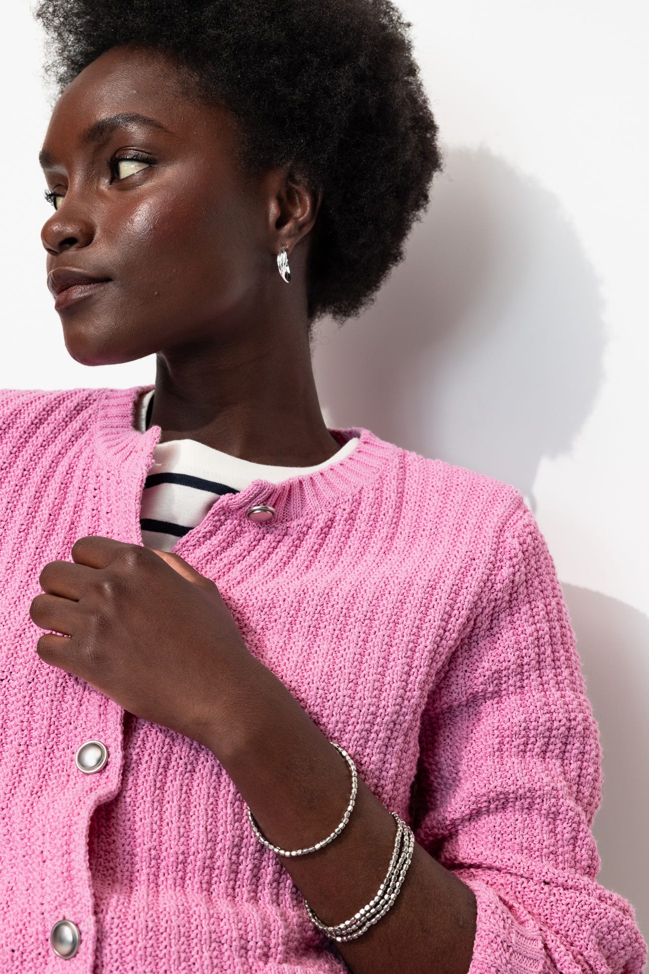 Cardigan à épaulettes Femme