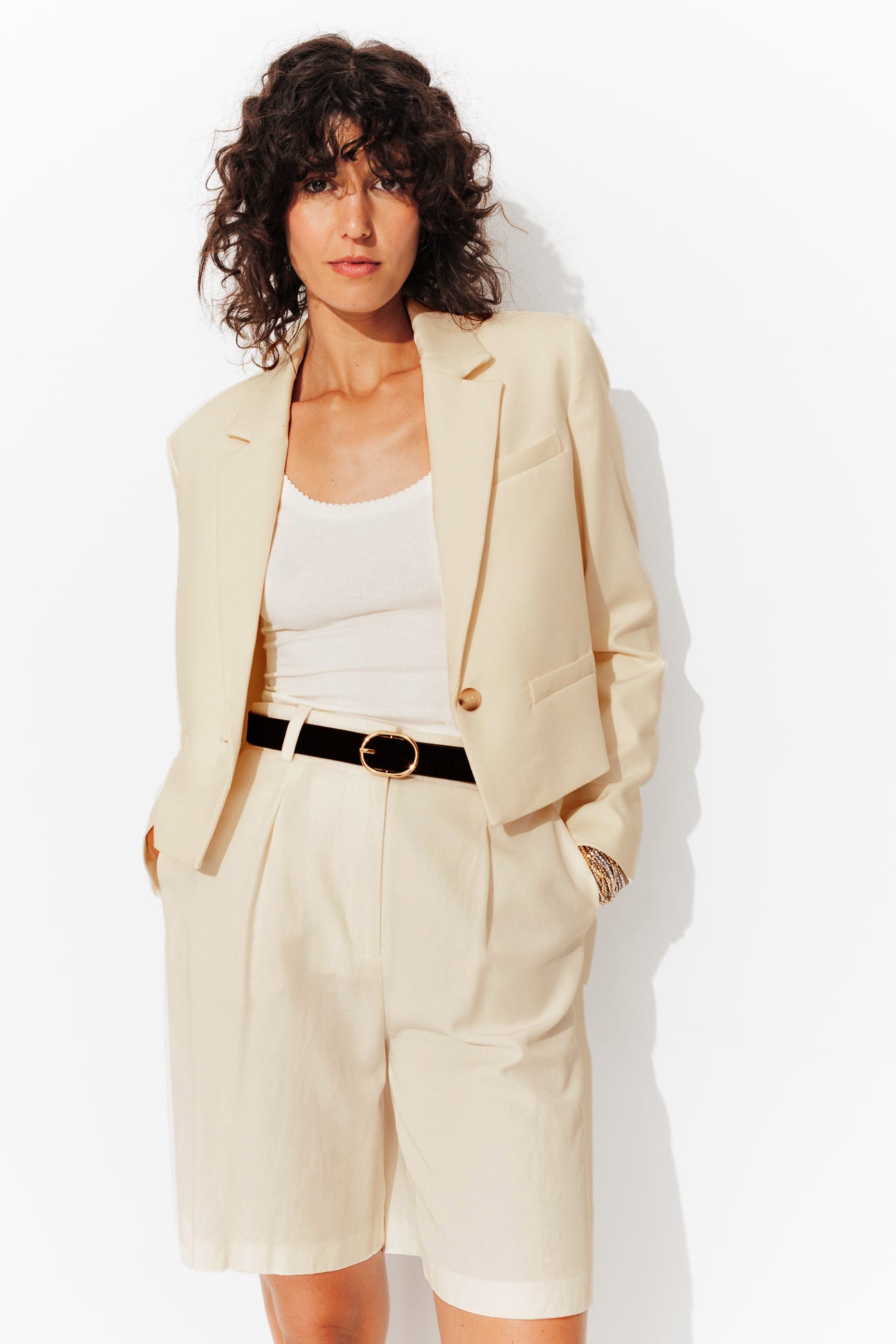 Veste de tailleur courte Femme