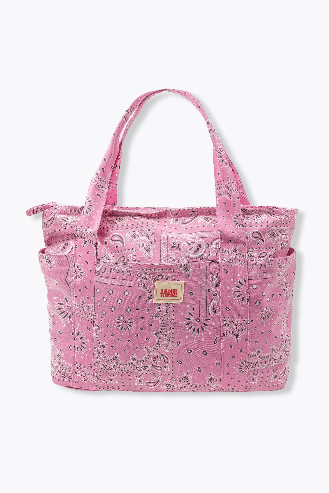 Bolso grande vaquero leopardo