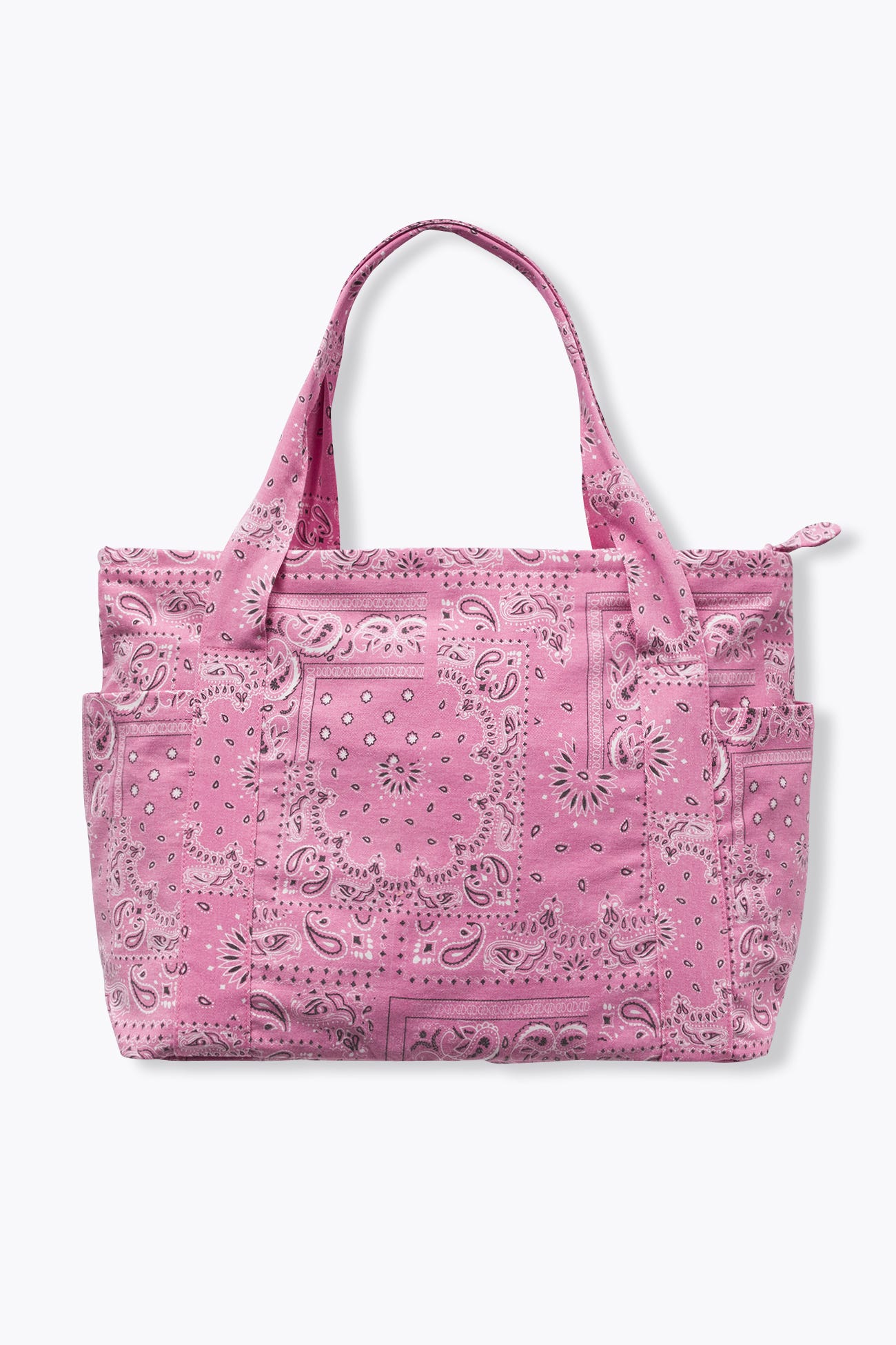 Bolso grande vaquero leopardo