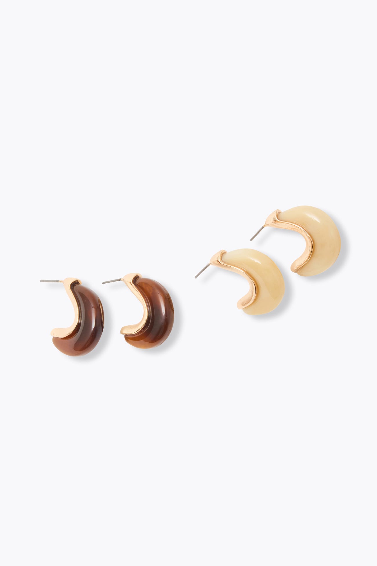 Boucles d'oreilles (2 paires)