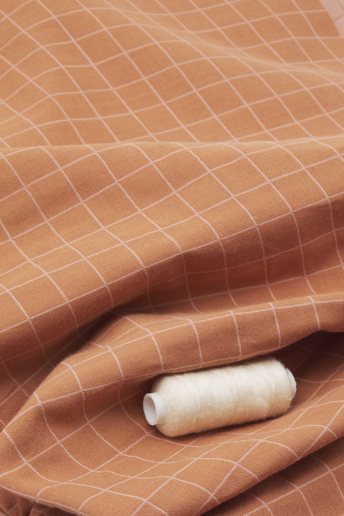 Coupon 3m carreaux coton