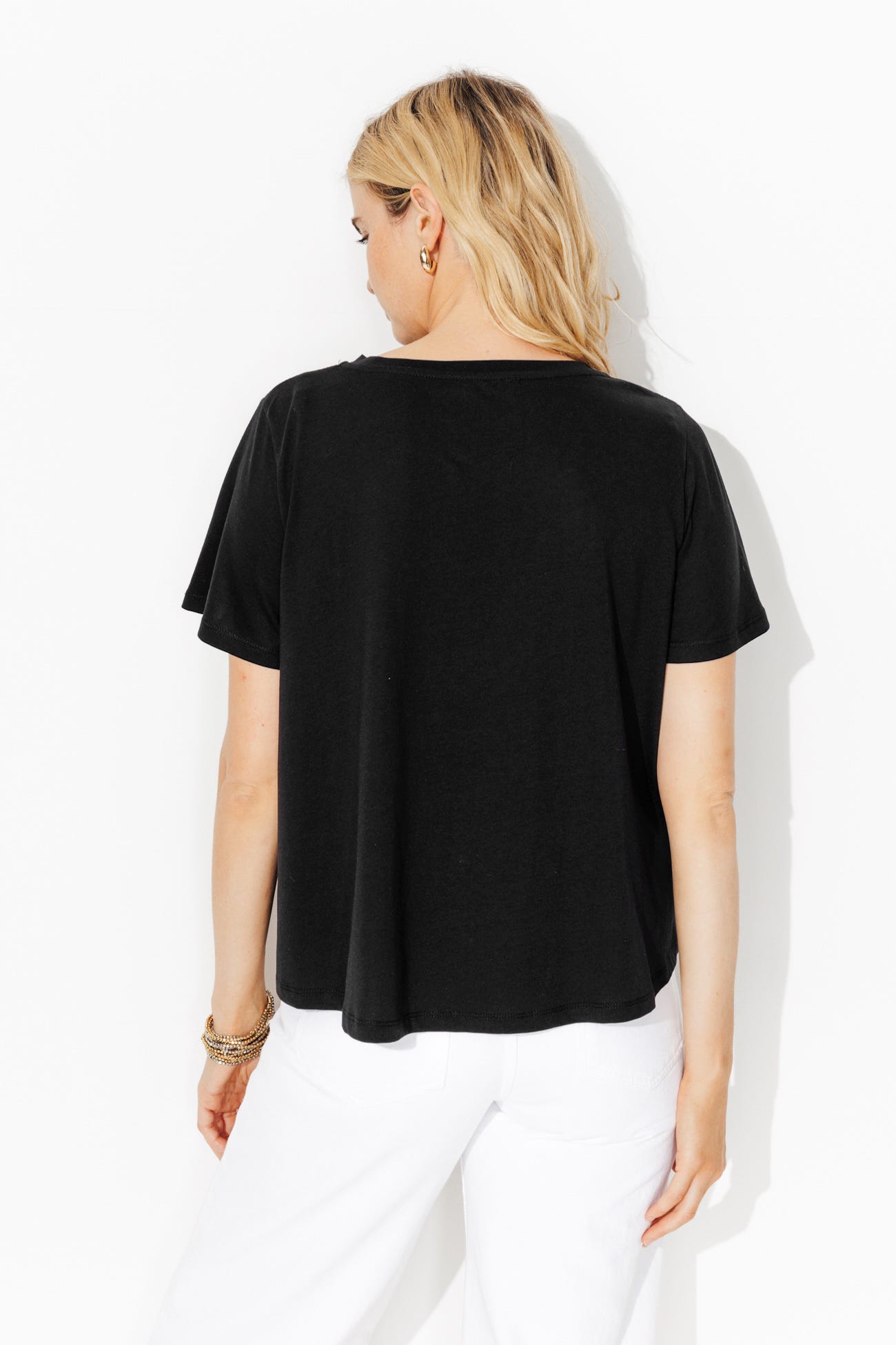 T-shirt détail résille Femme