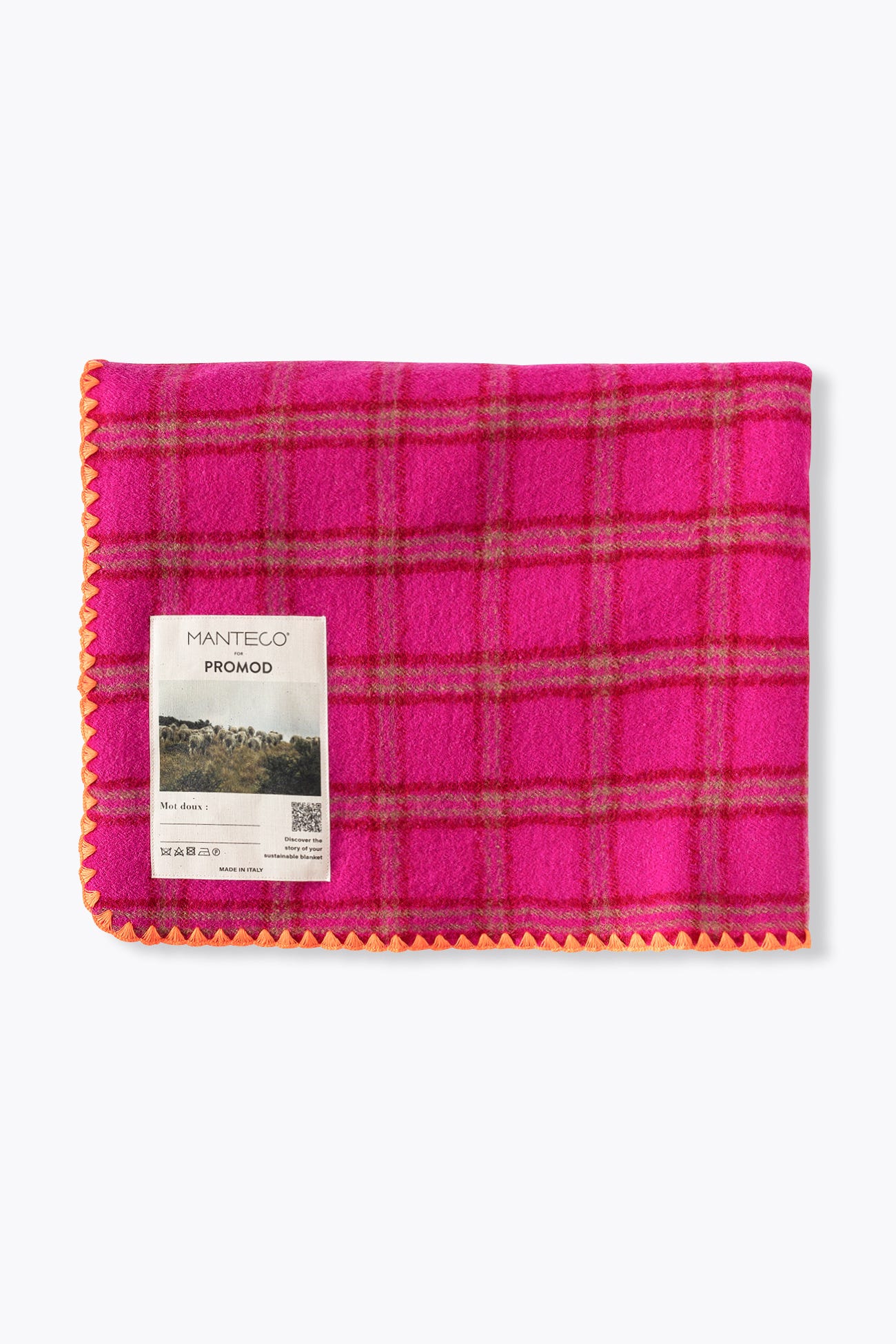 Checked wool plaid