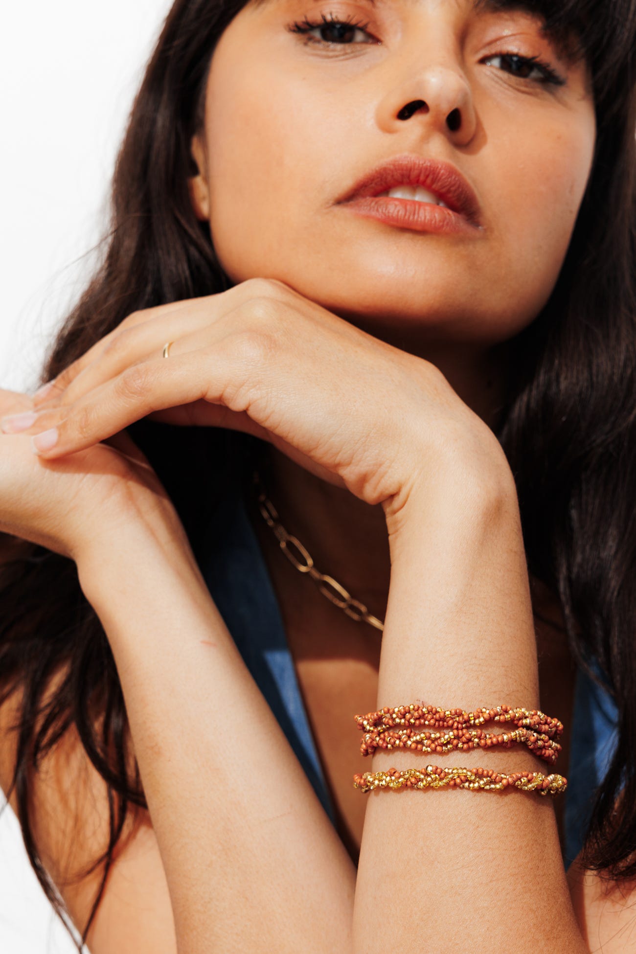 3-tlg. Set Perlenarmbänder