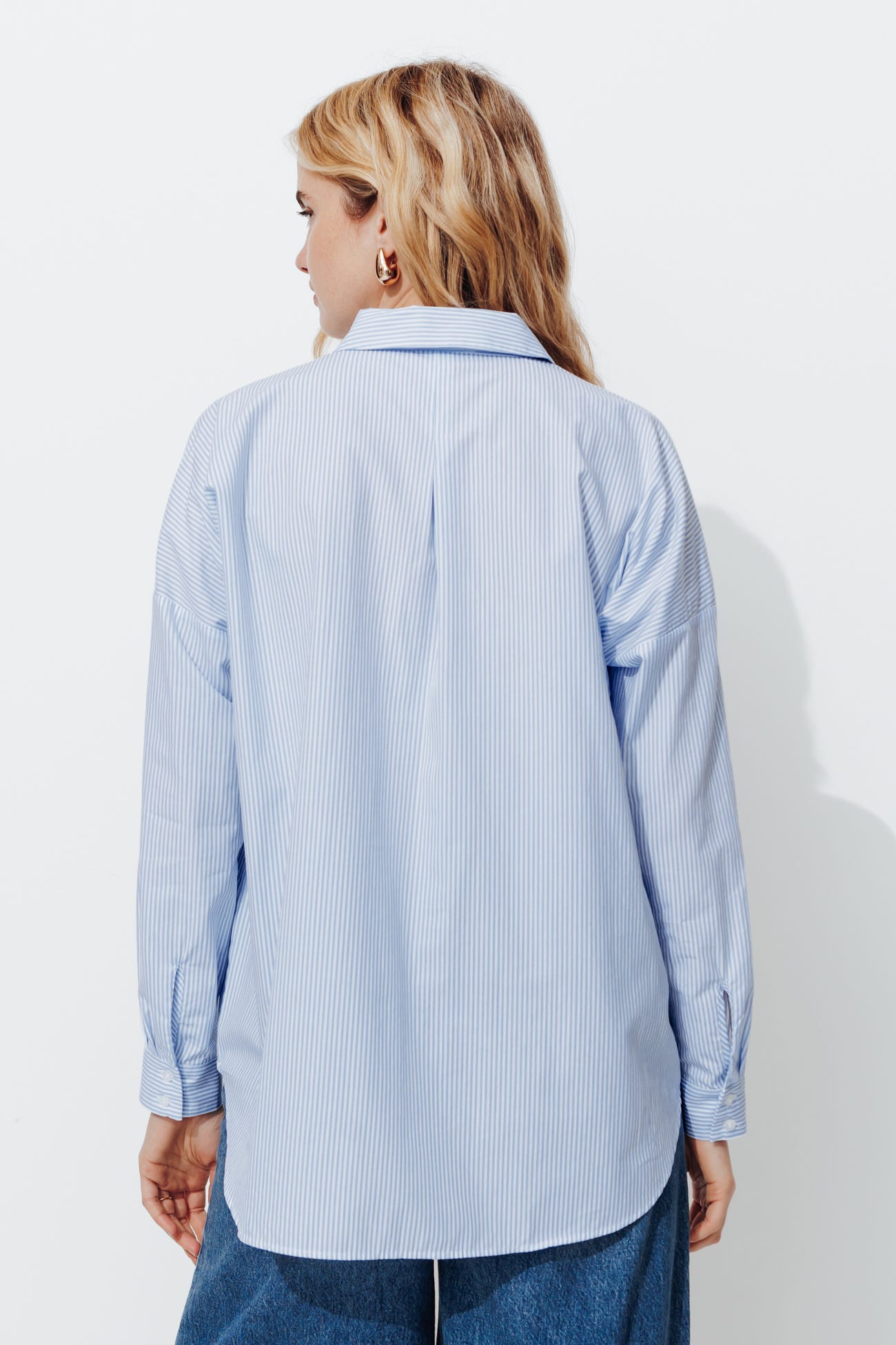 Camisa maxi lisa
