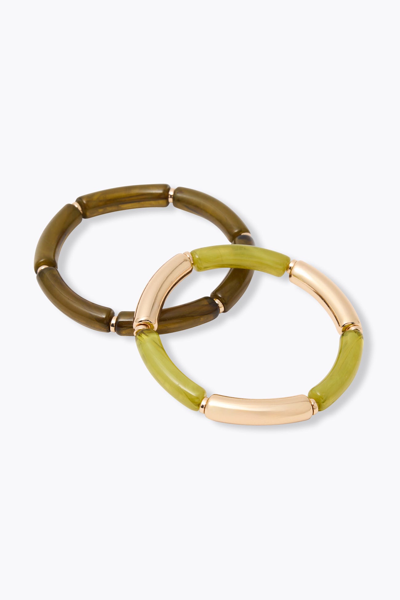 2 bracelets de perles macaroni