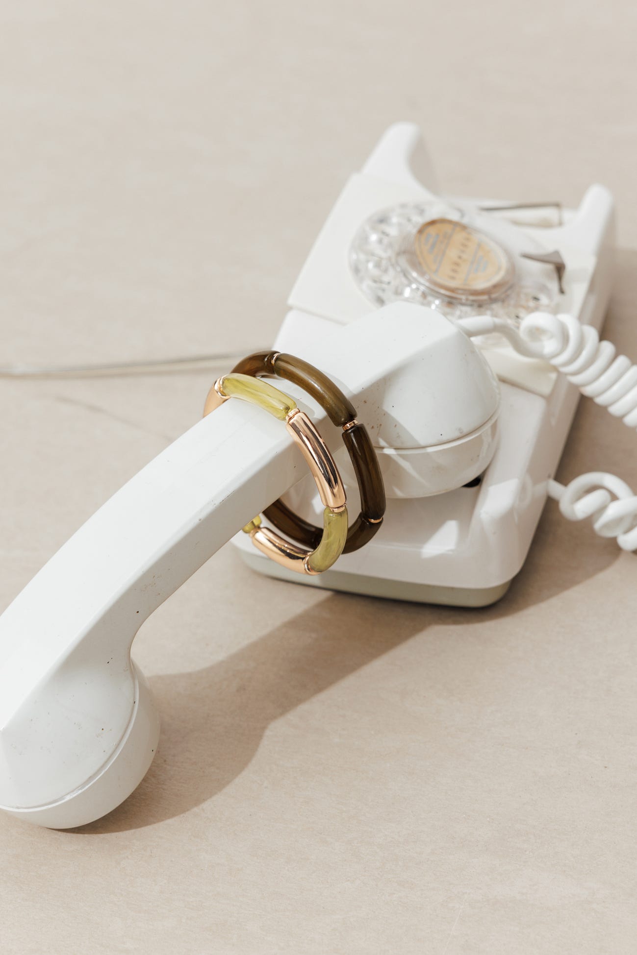 2 bracelets de perles macaroni