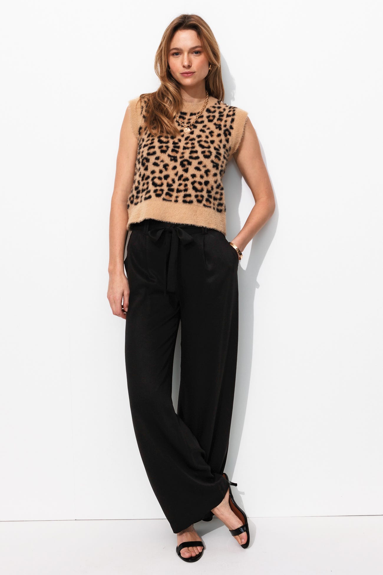 Pantalon large version longue