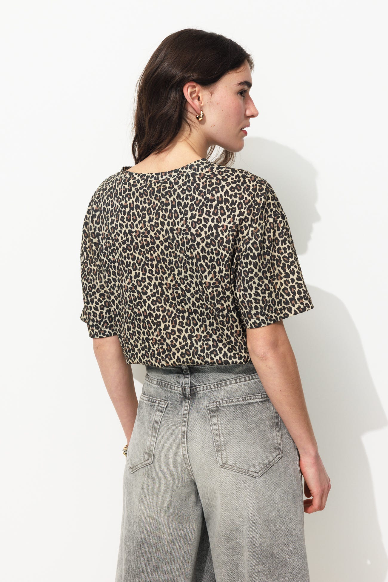 Camiseta Sisters Club leopardo
