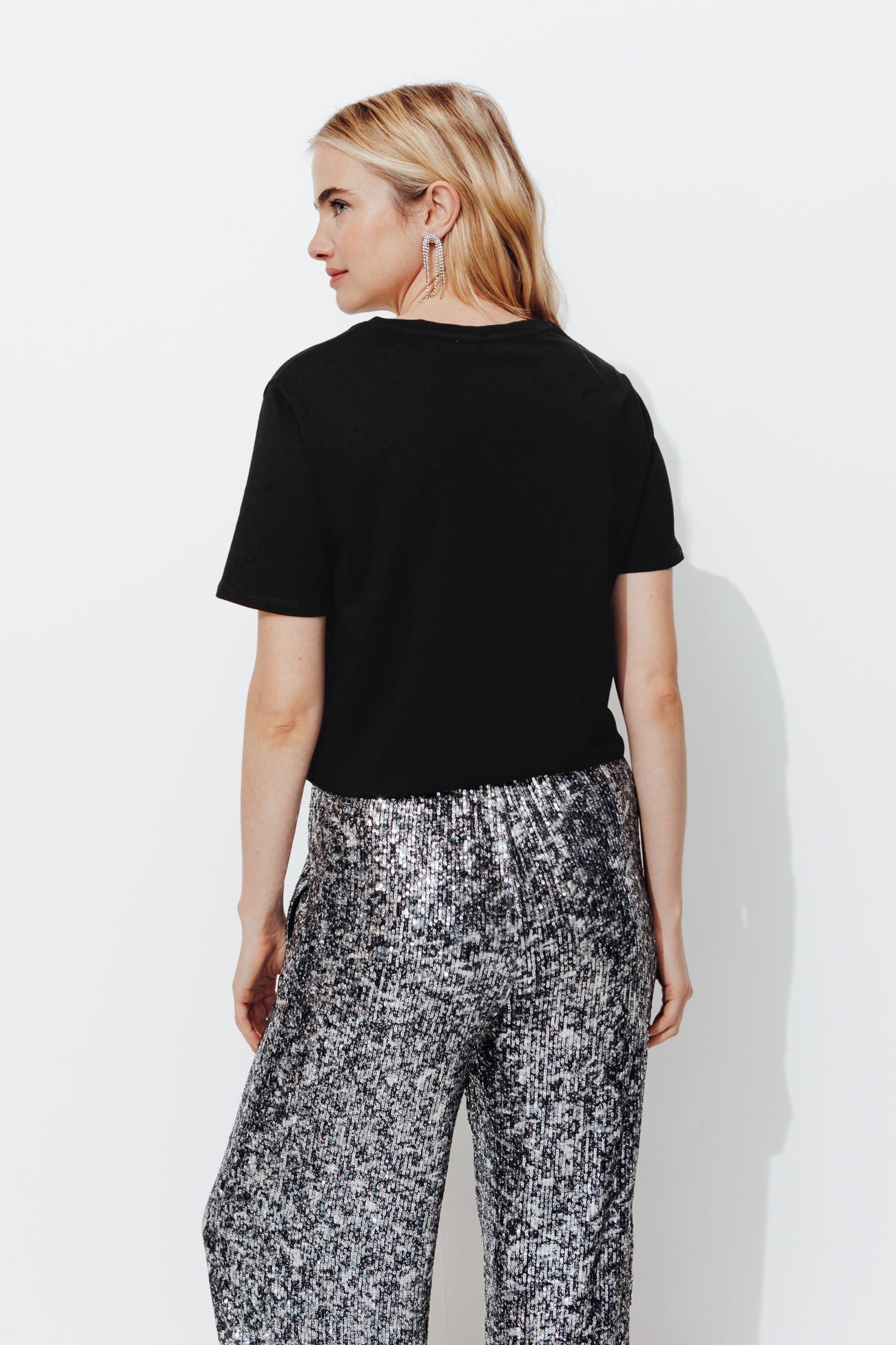 T-shirt col V éco-conçu