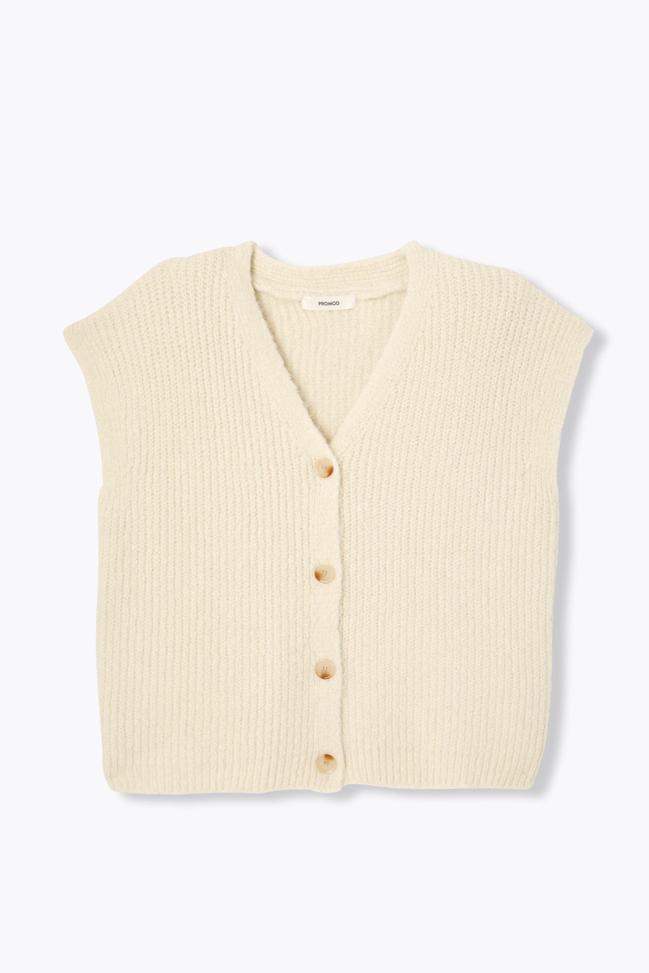 Chaleco punto de canalé