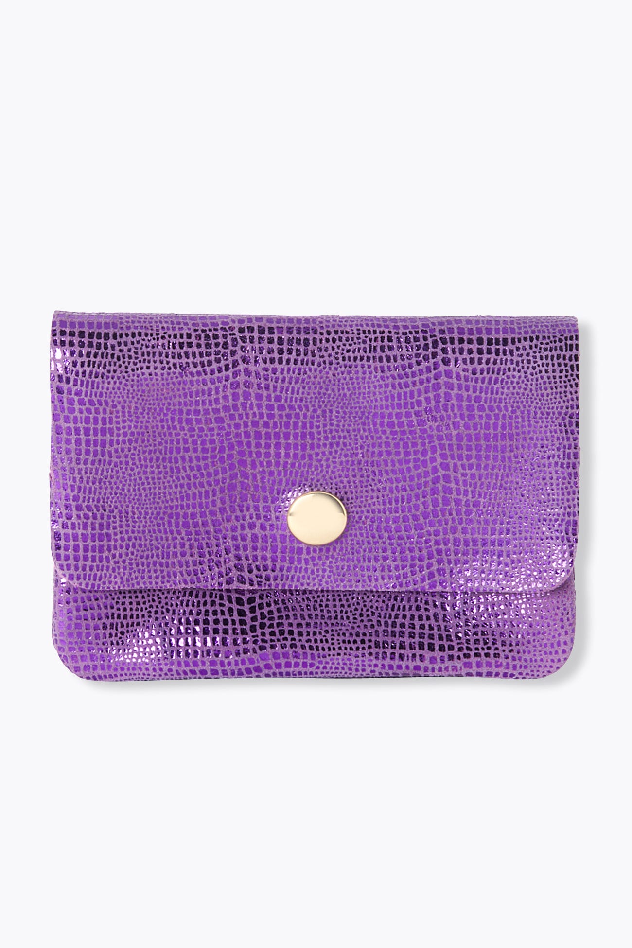 Petit porte-monnaie cuir irisé