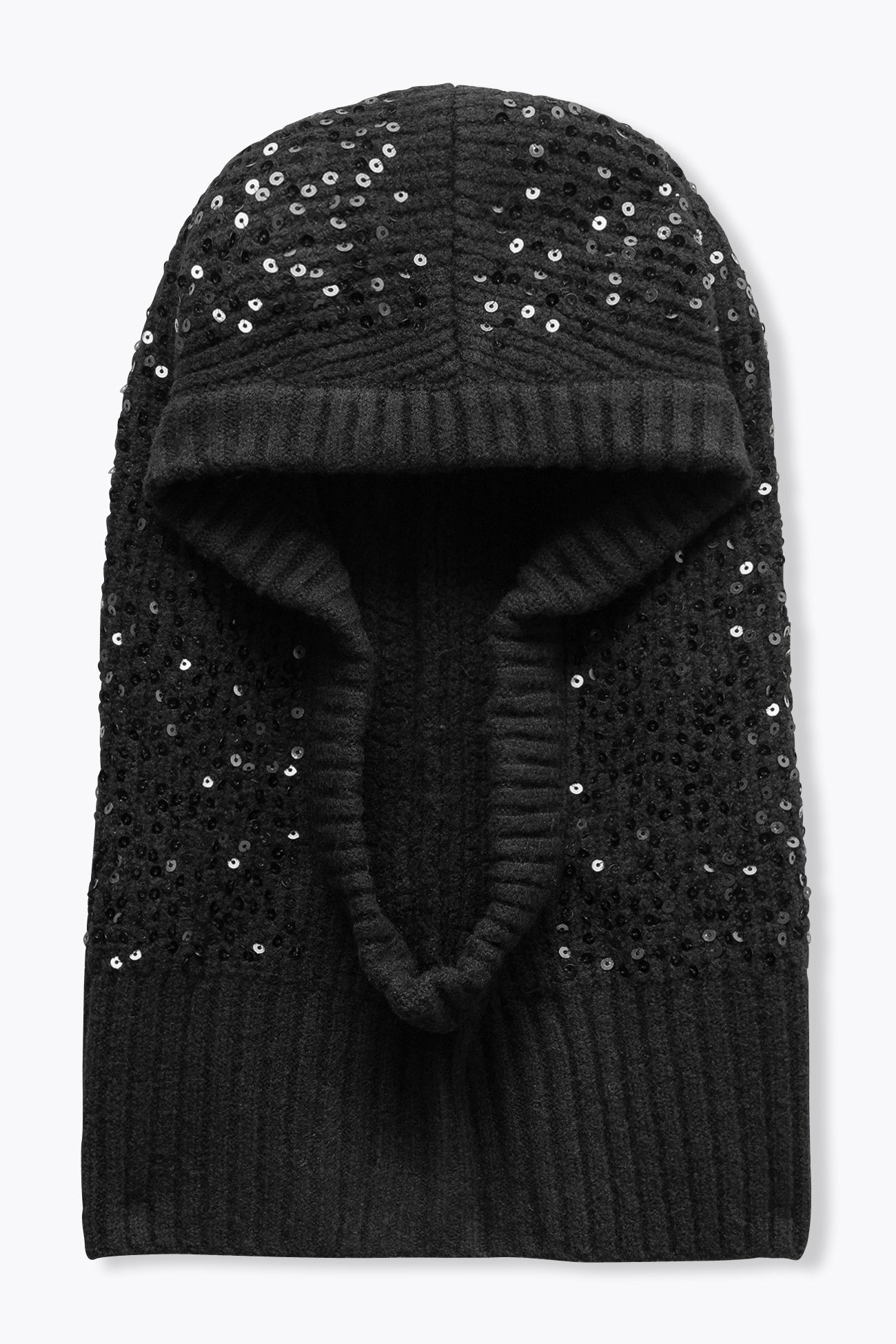Glitzy balaclava - Black