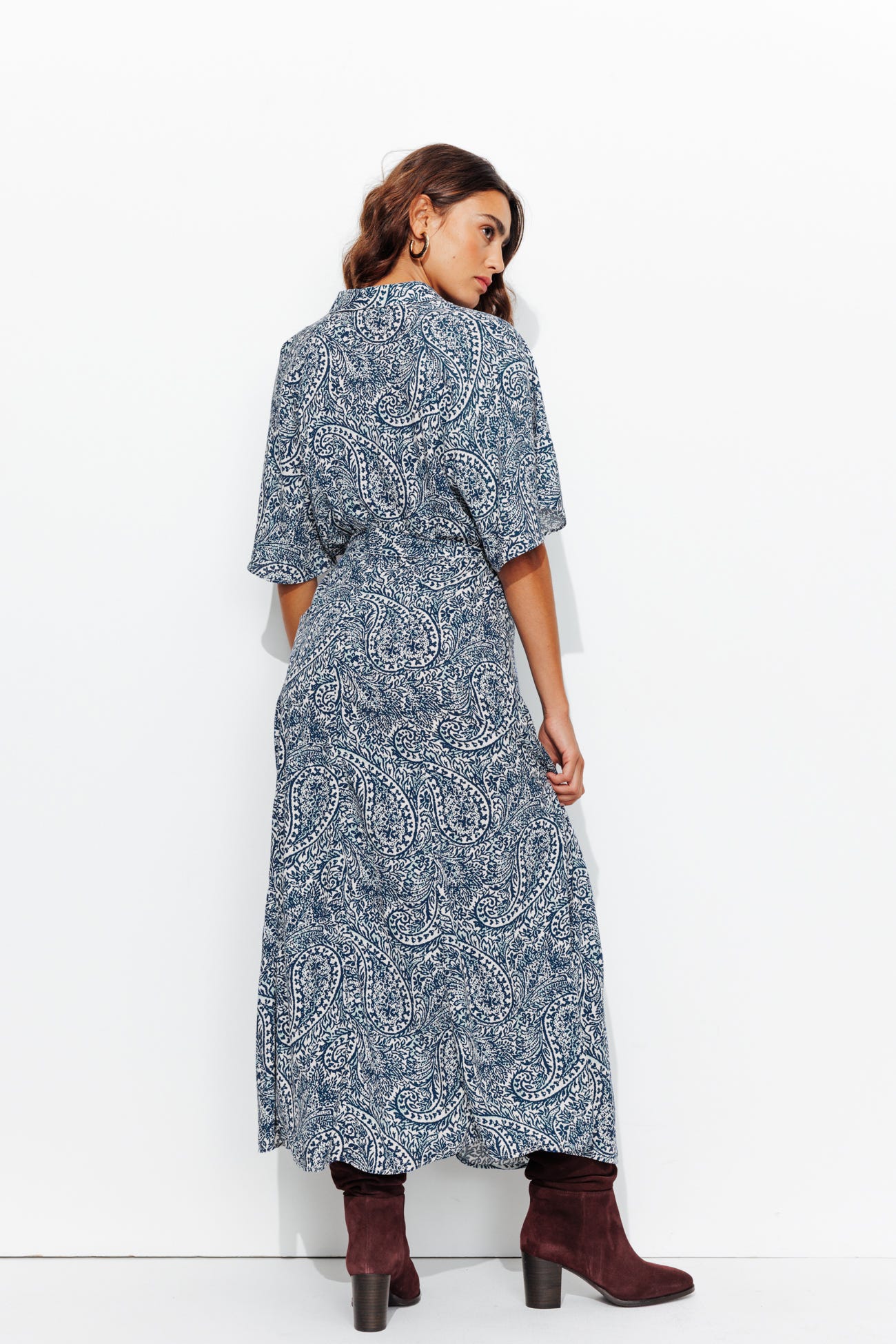 Robe-chemise imprimée Femme