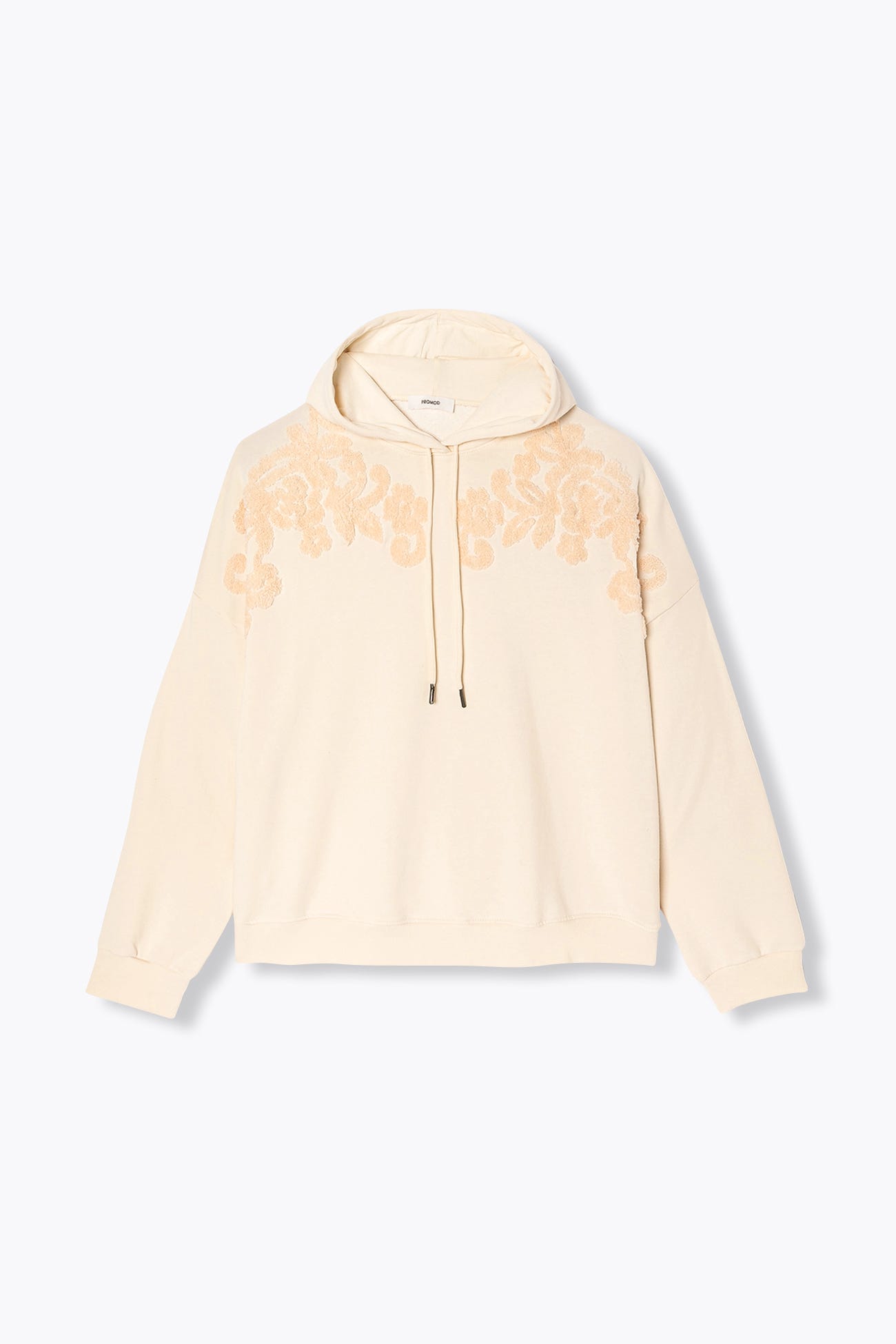 Felpa con motivo tufting