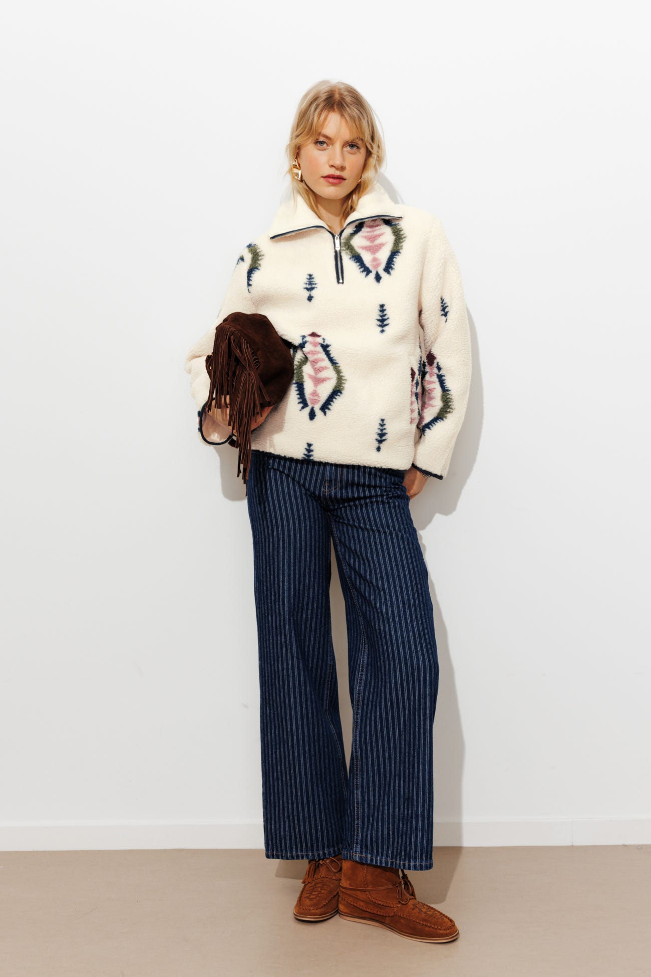 Sweat en moumoute sherpa