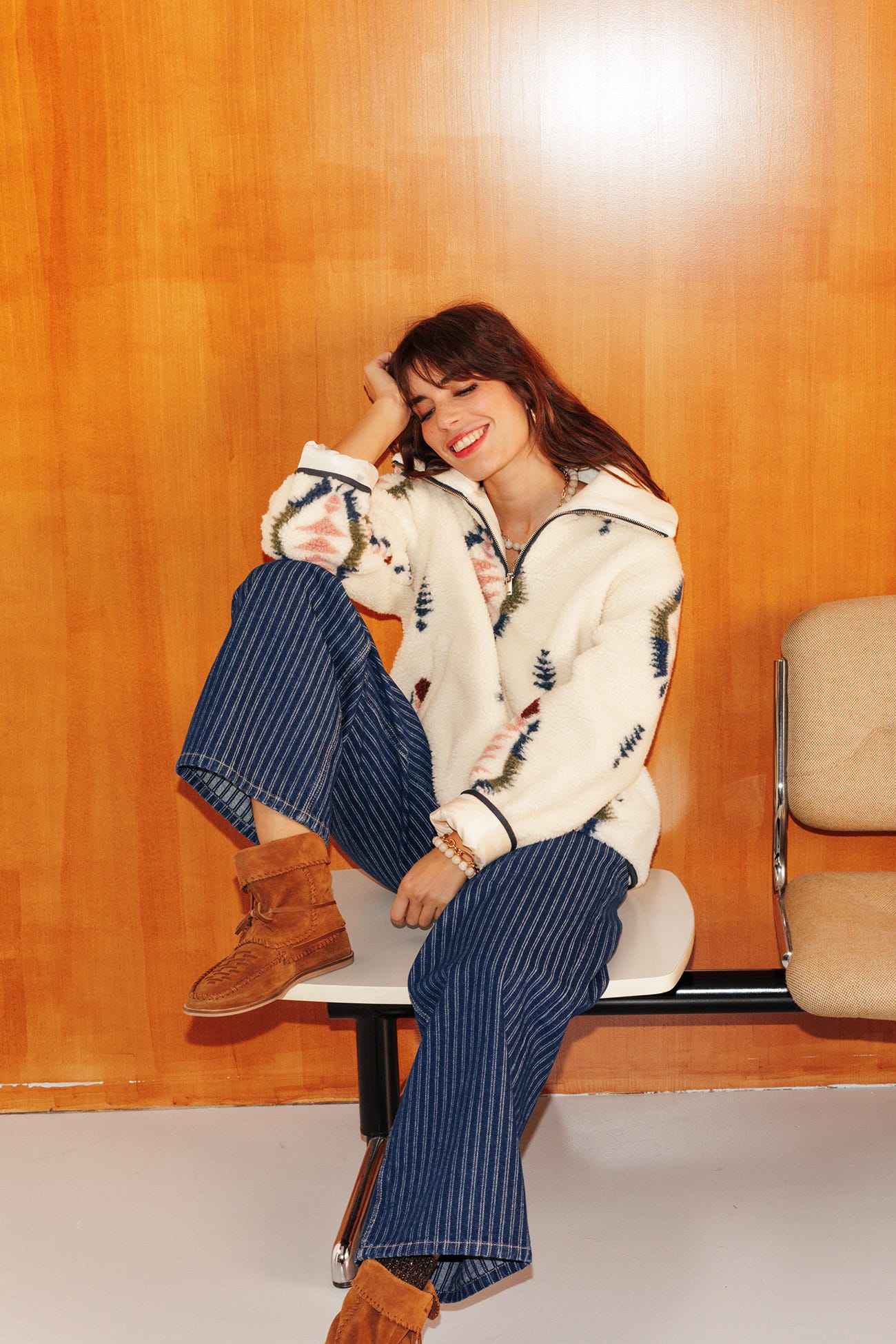 Sweat en moumoute sherpa