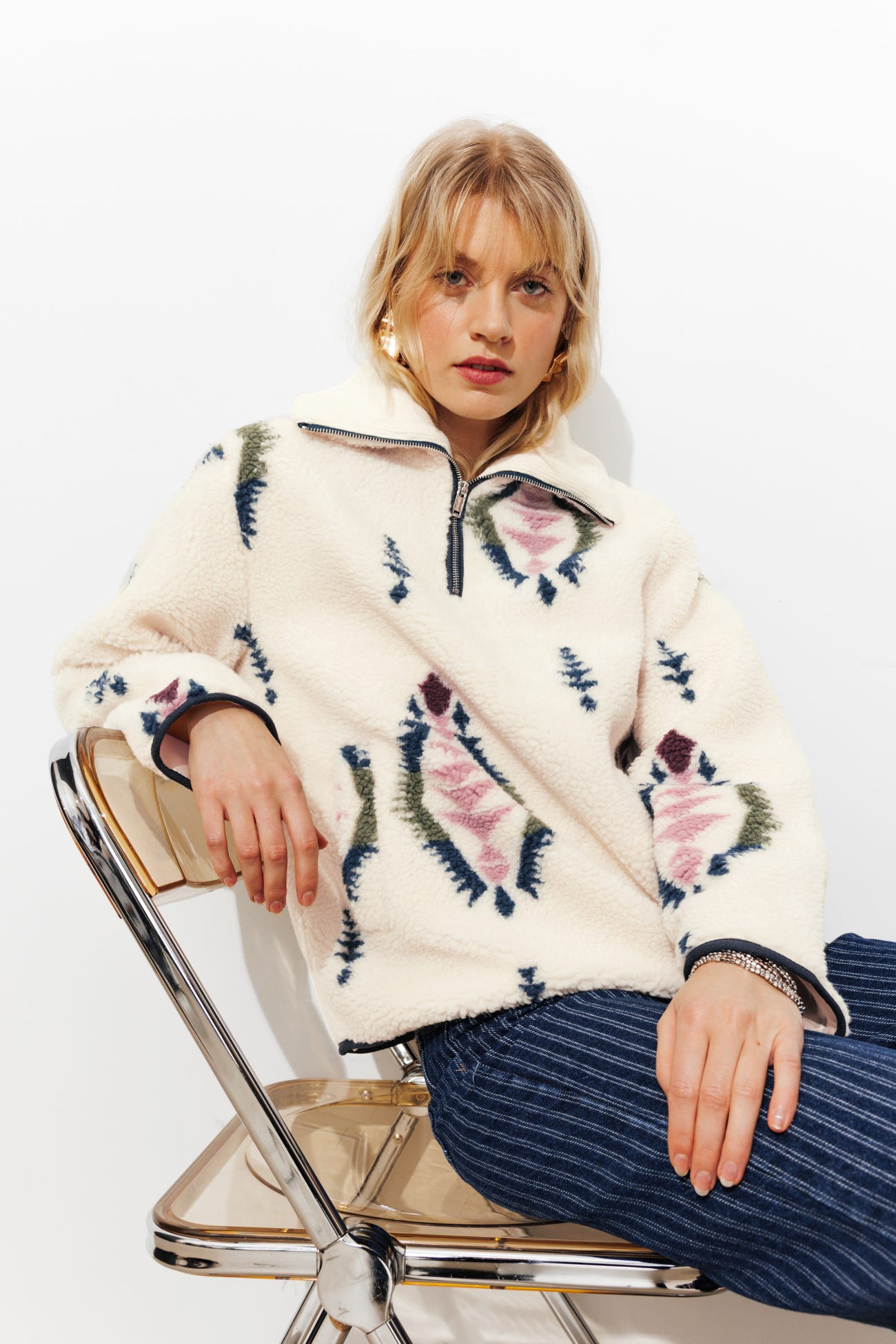 Sweat en moumoute sherpa