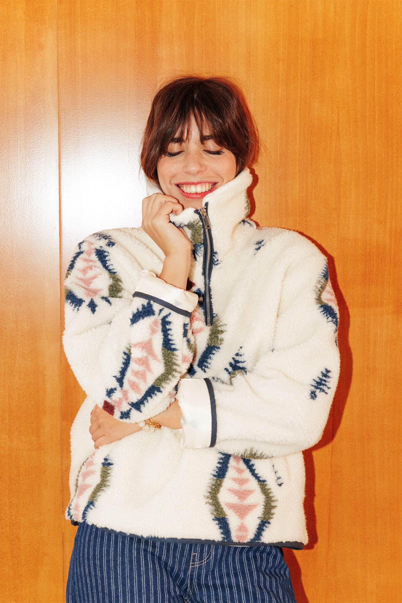 Sweat en moumoute sherpa