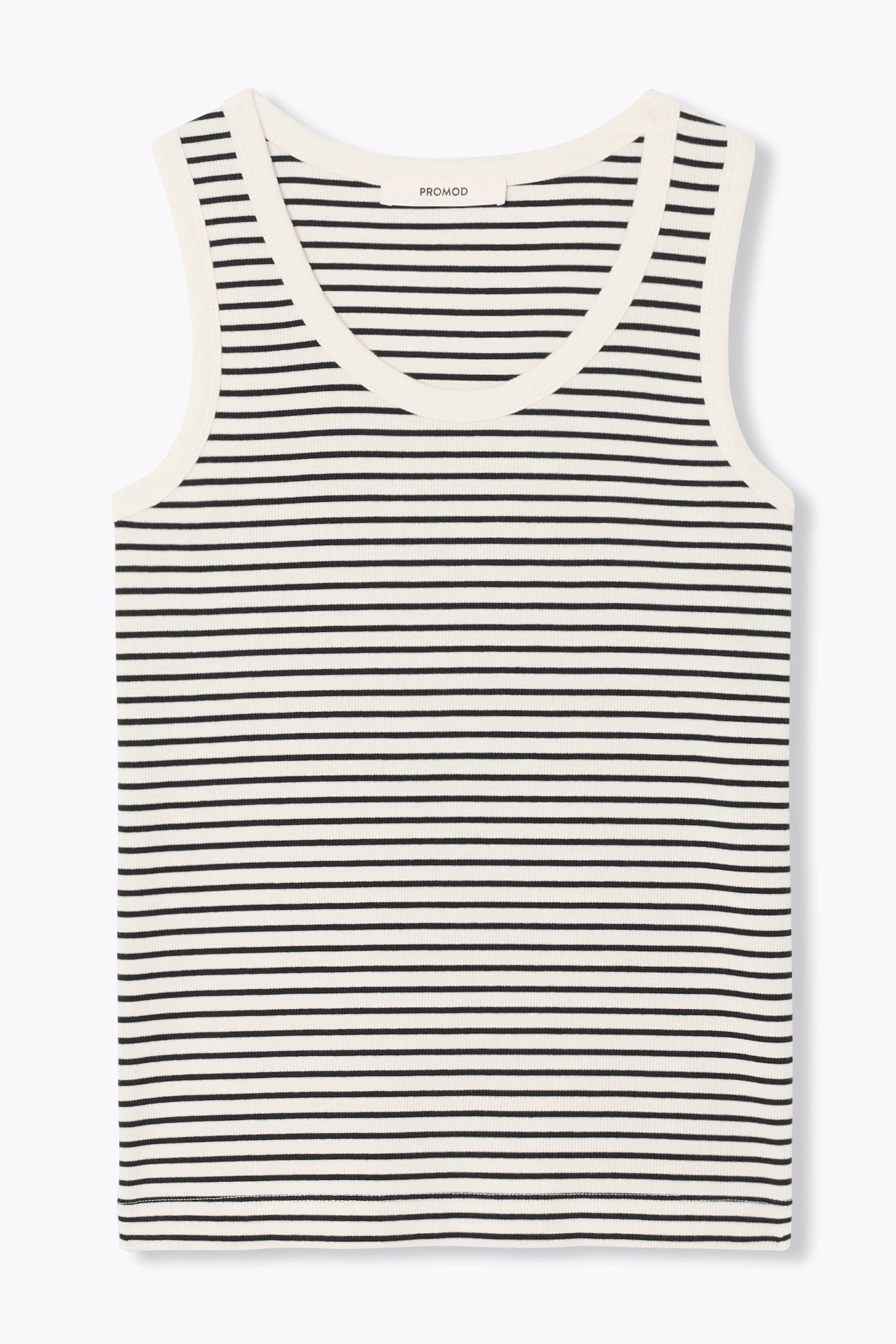 Débardeur marinière côtelé