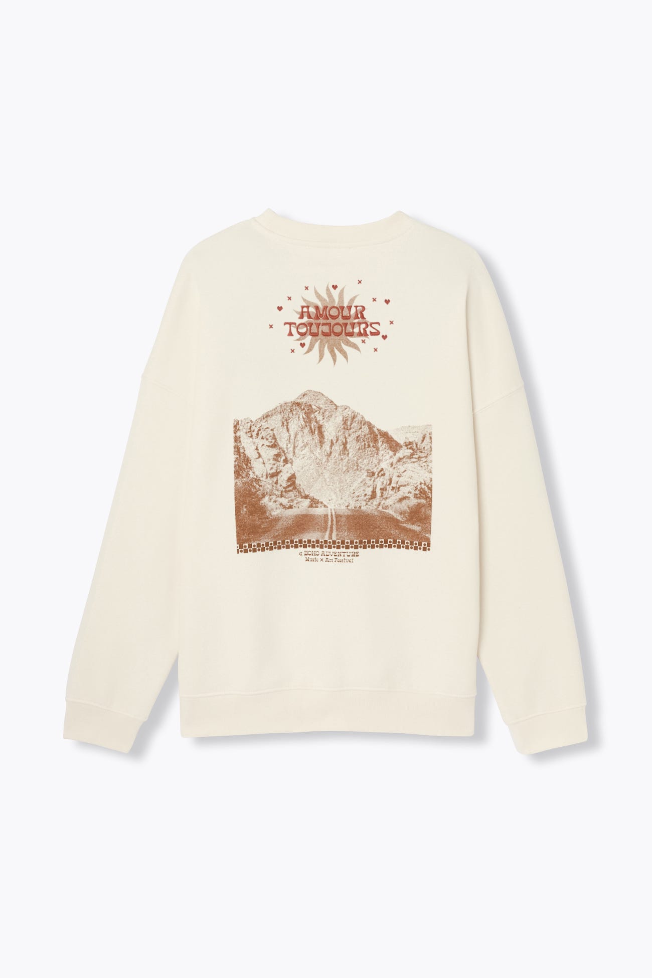 Besticktes Oversize-Sweatshirt