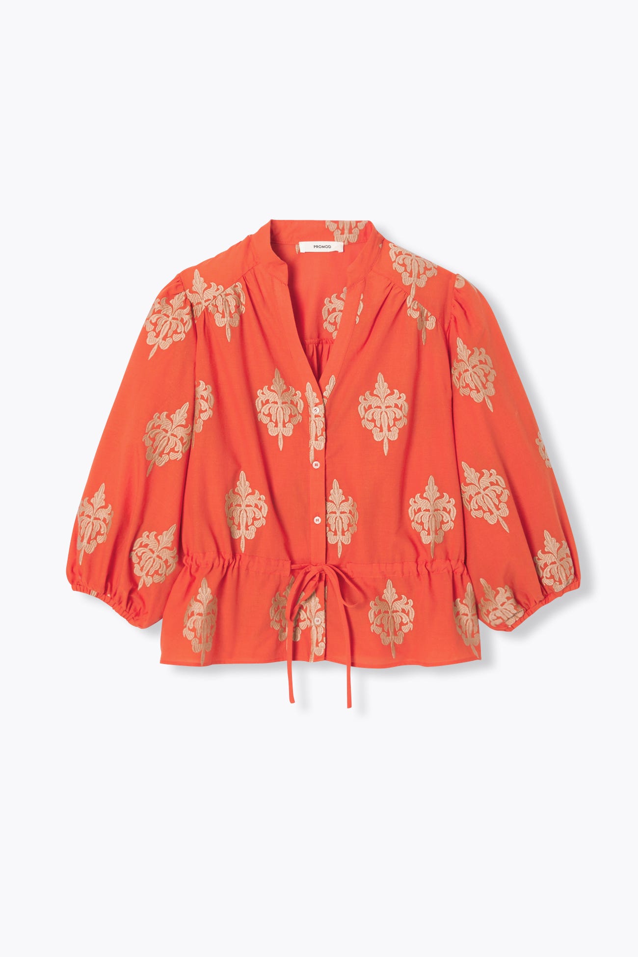 Camisa ablusonada bordada