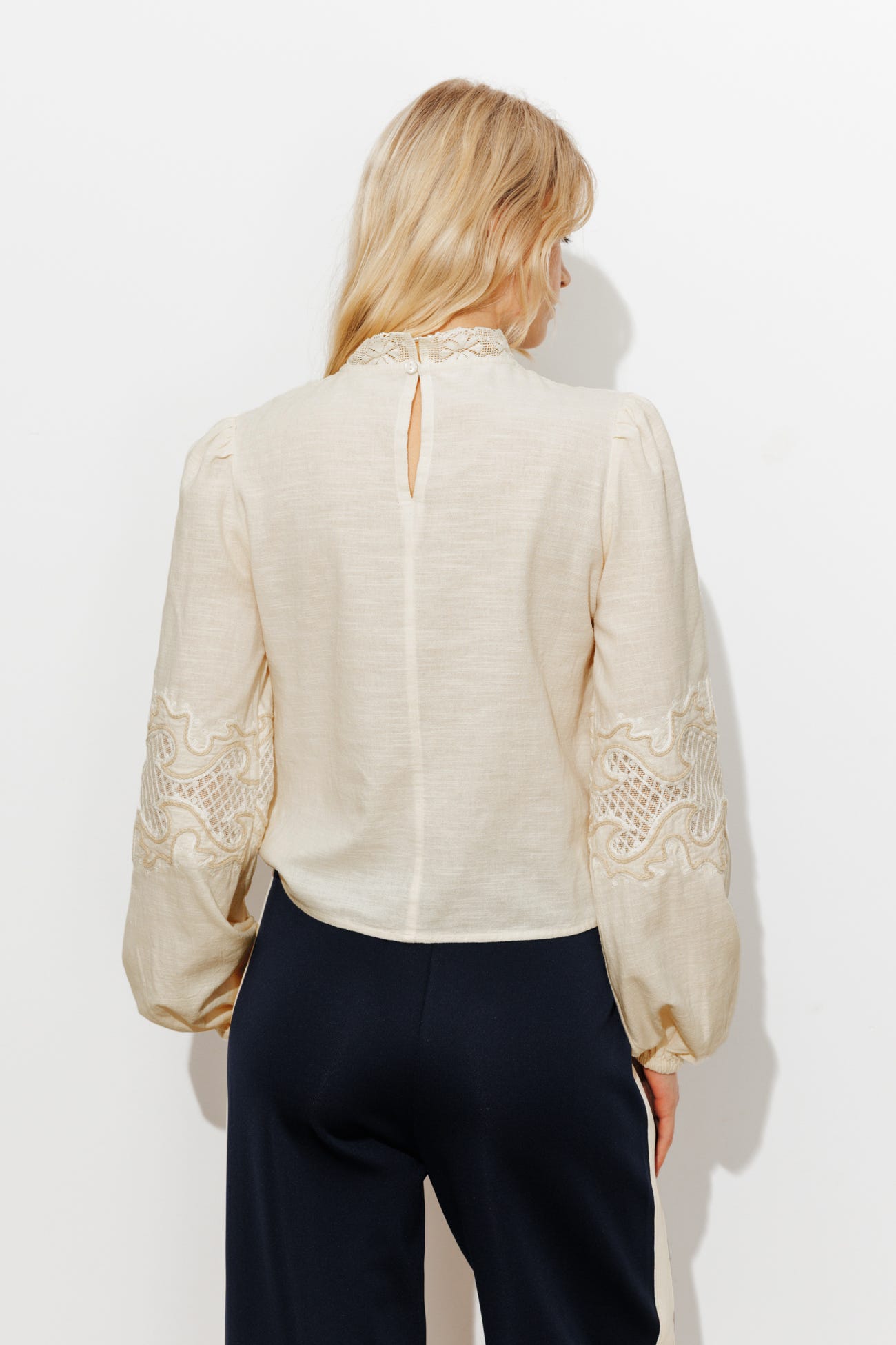 Romantic embroidered blouse