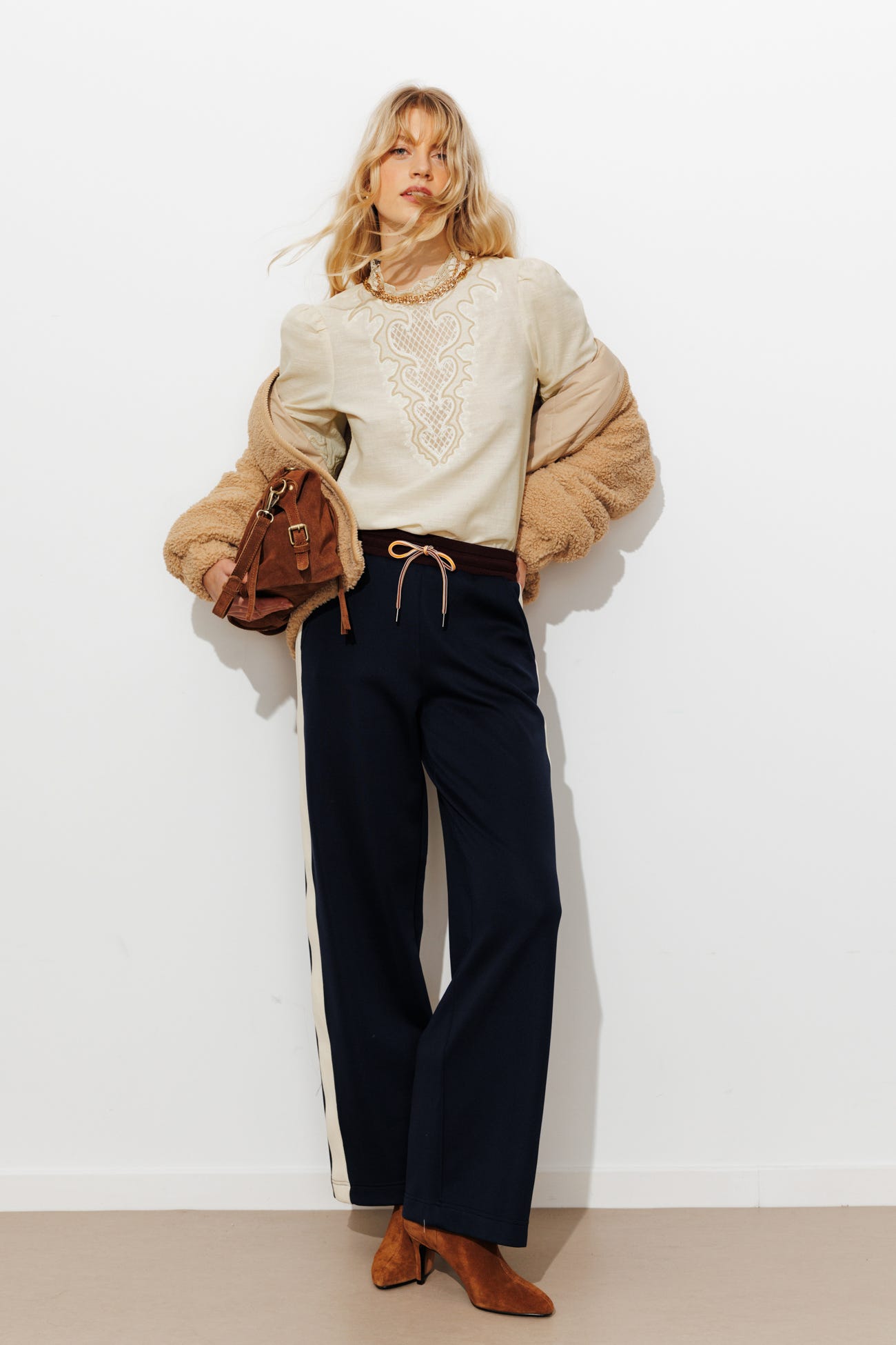 Romantic embroidered blouse