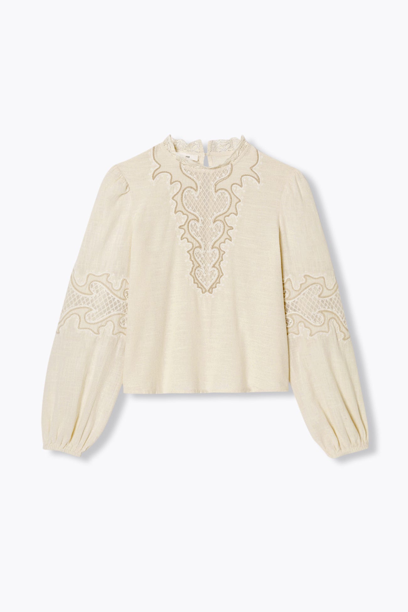 Romantic embroidered blouse