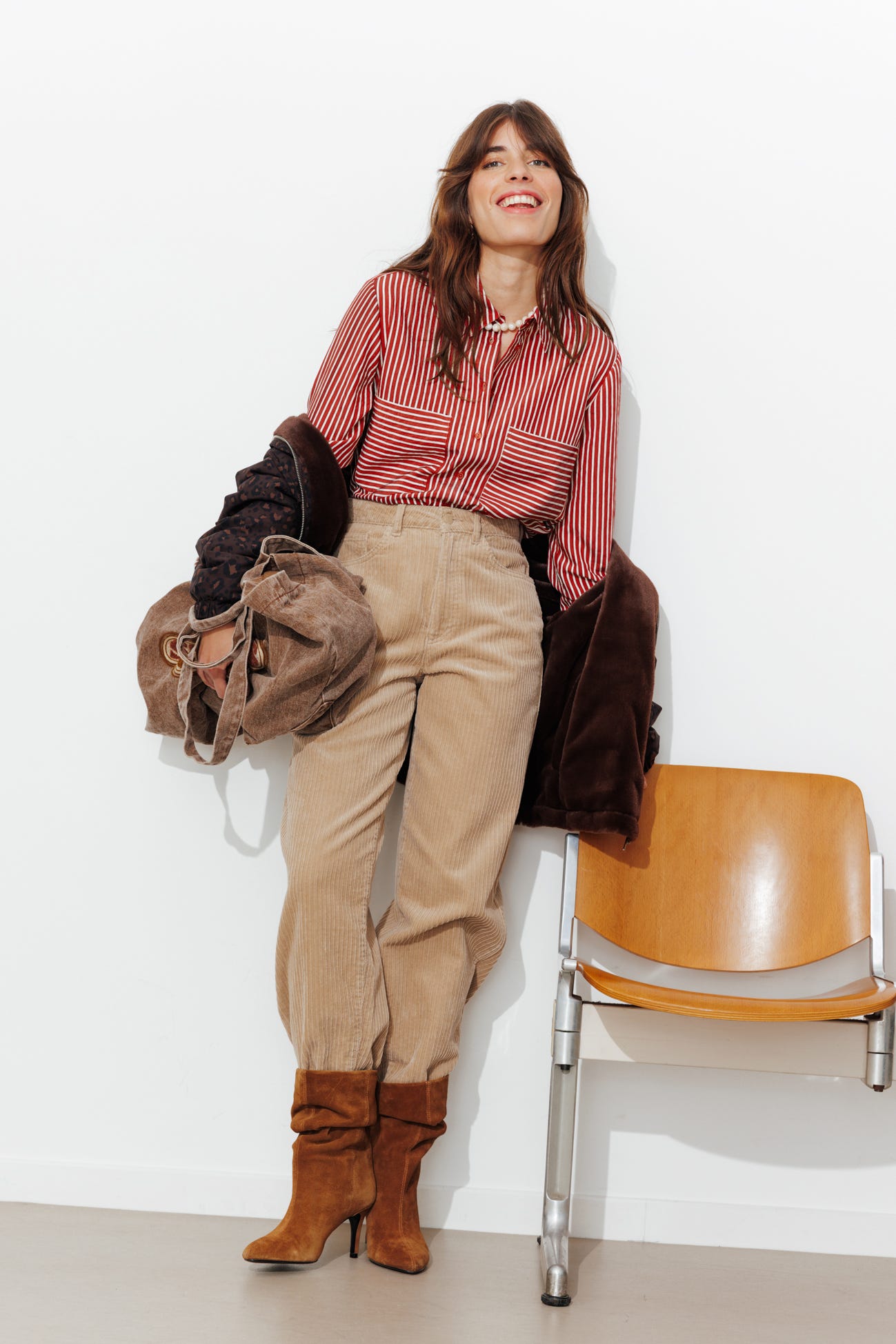 Camisa oversize de rayas