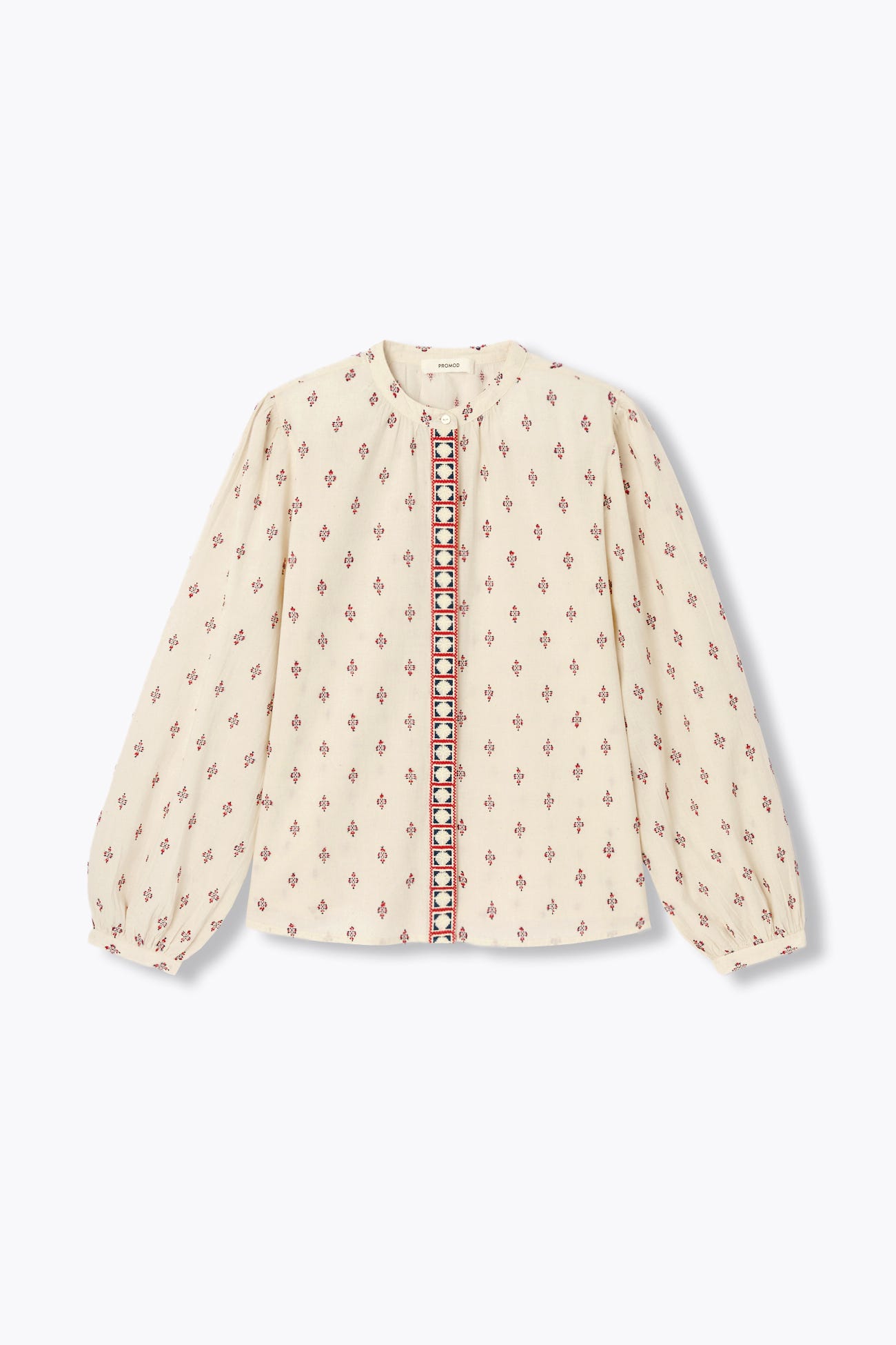 Chemise folk brodée Femme