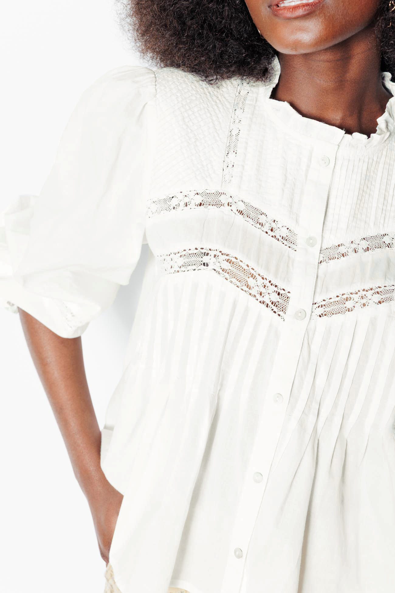 Chemise romantique Femme