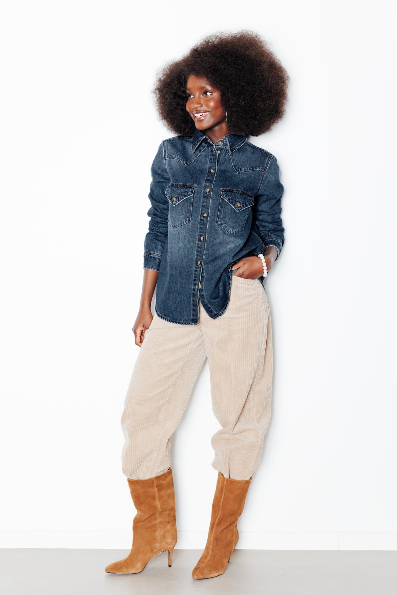 Far West denim shirt