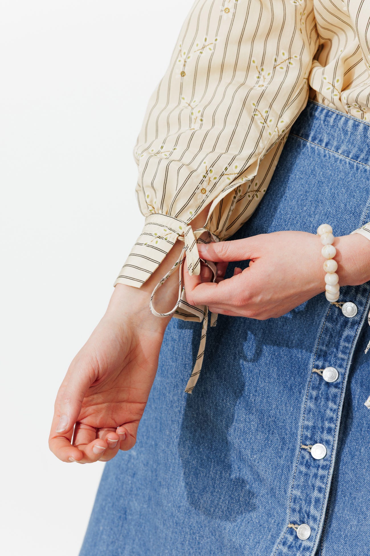 Camisa de rayas florida