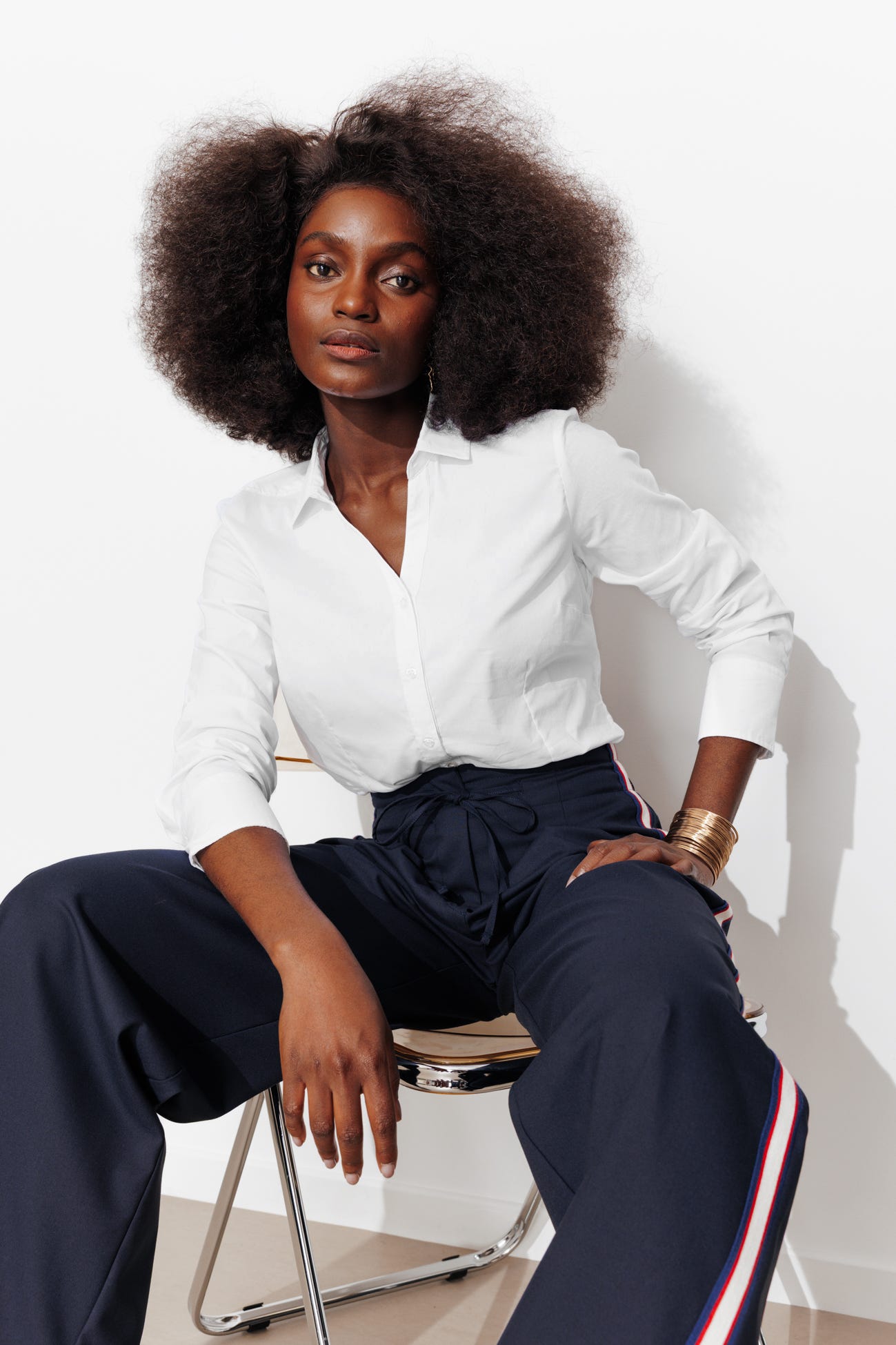 Chemise en popeline Femme