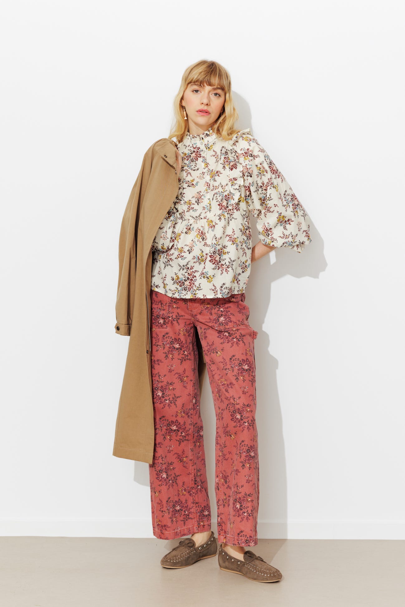 Chemise fleurie Femme