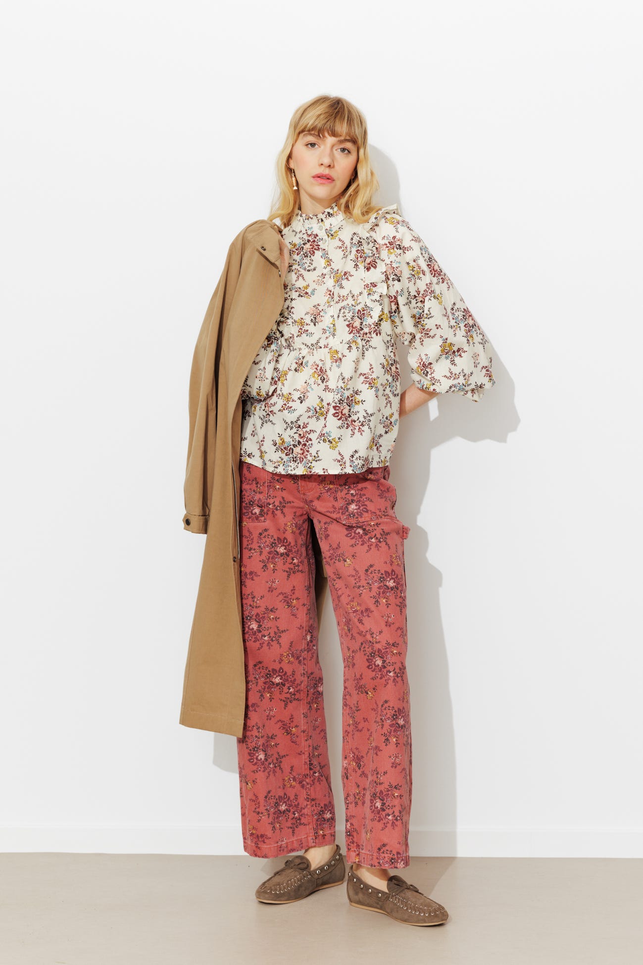 Chemise fleurie Femme