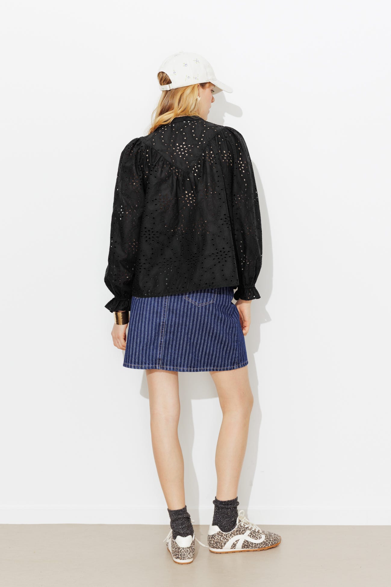 Chemise en broderie anglaise