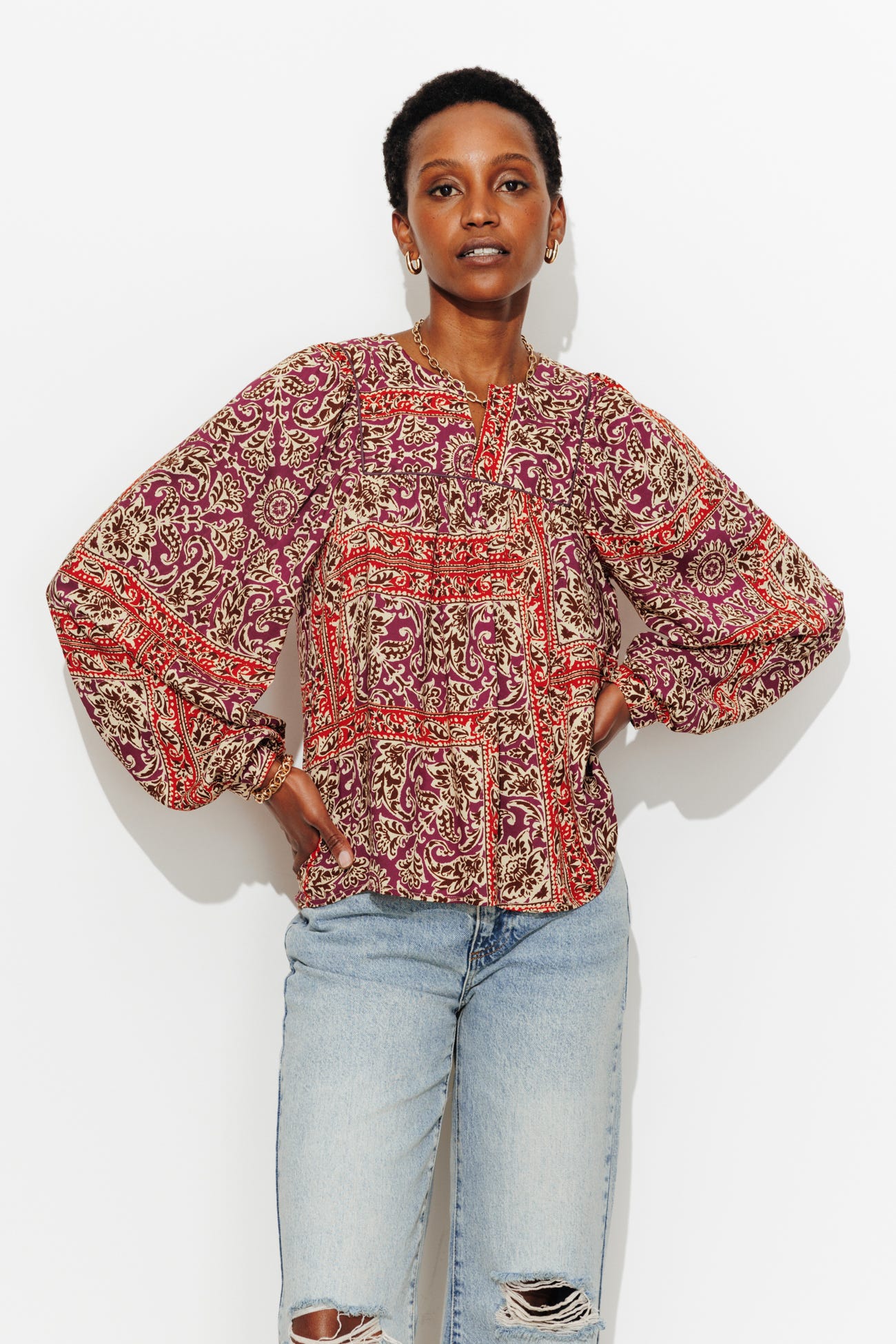 Blouse imprimée Femme