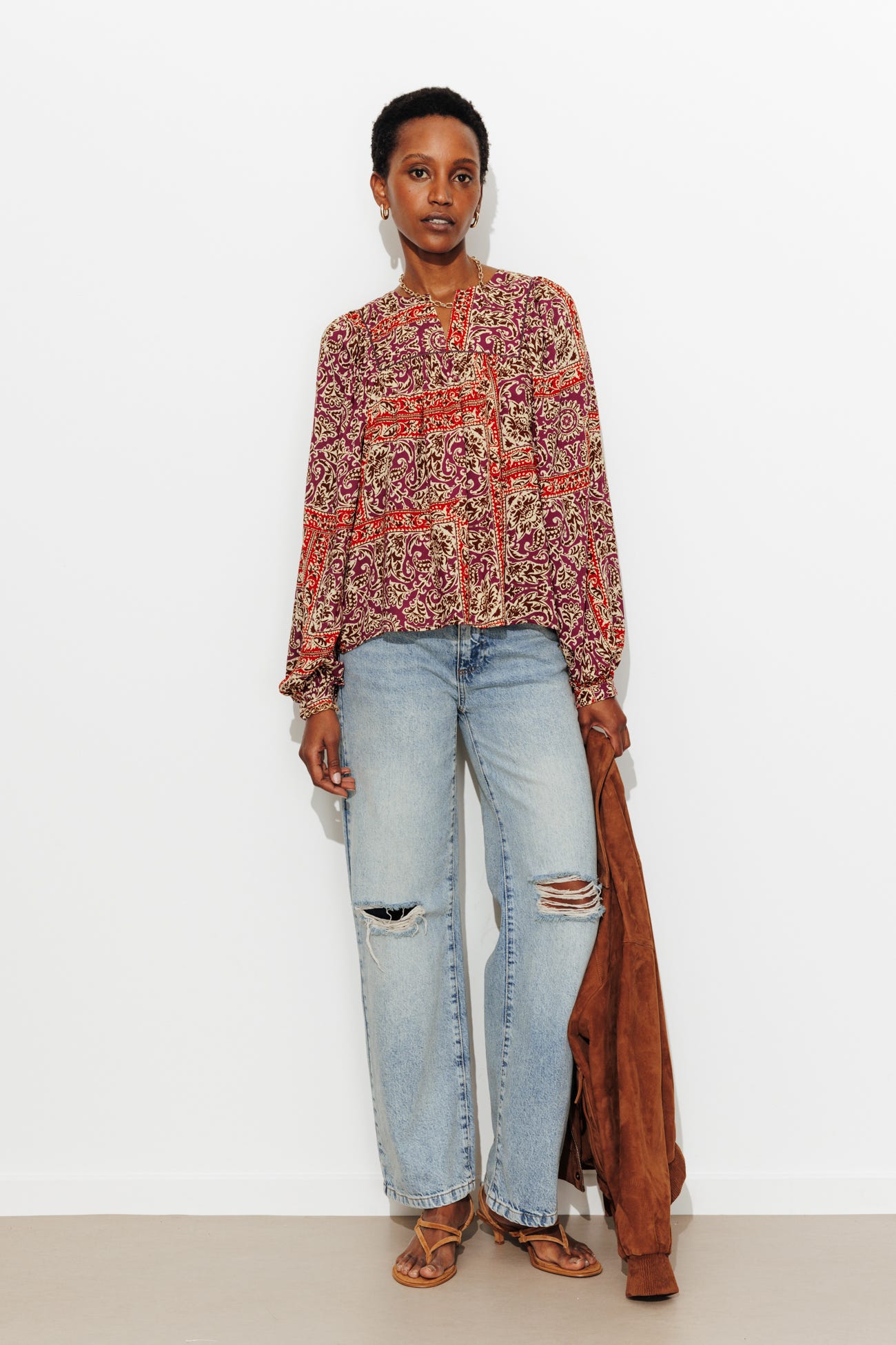 Blouse imprimée Femme