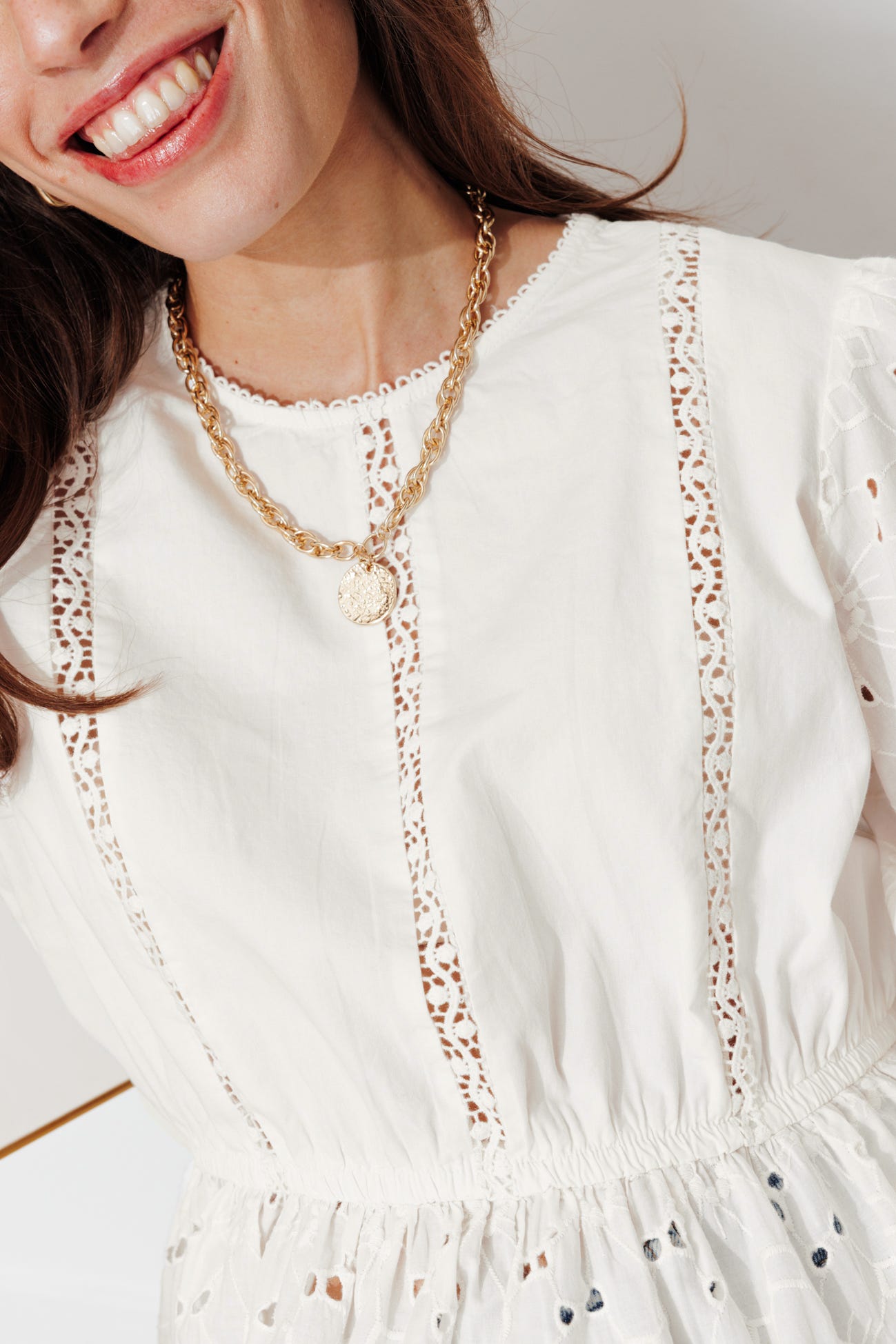 Blusa de bordado inglés