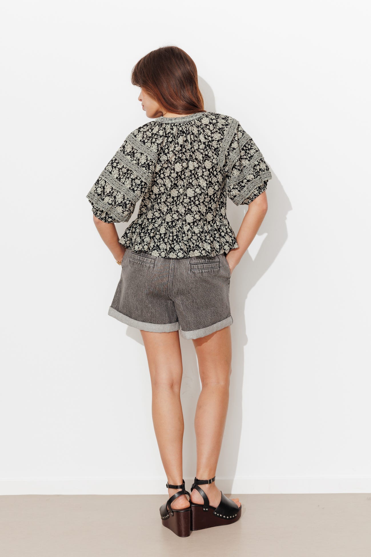 Chemise à manches ballon Femme