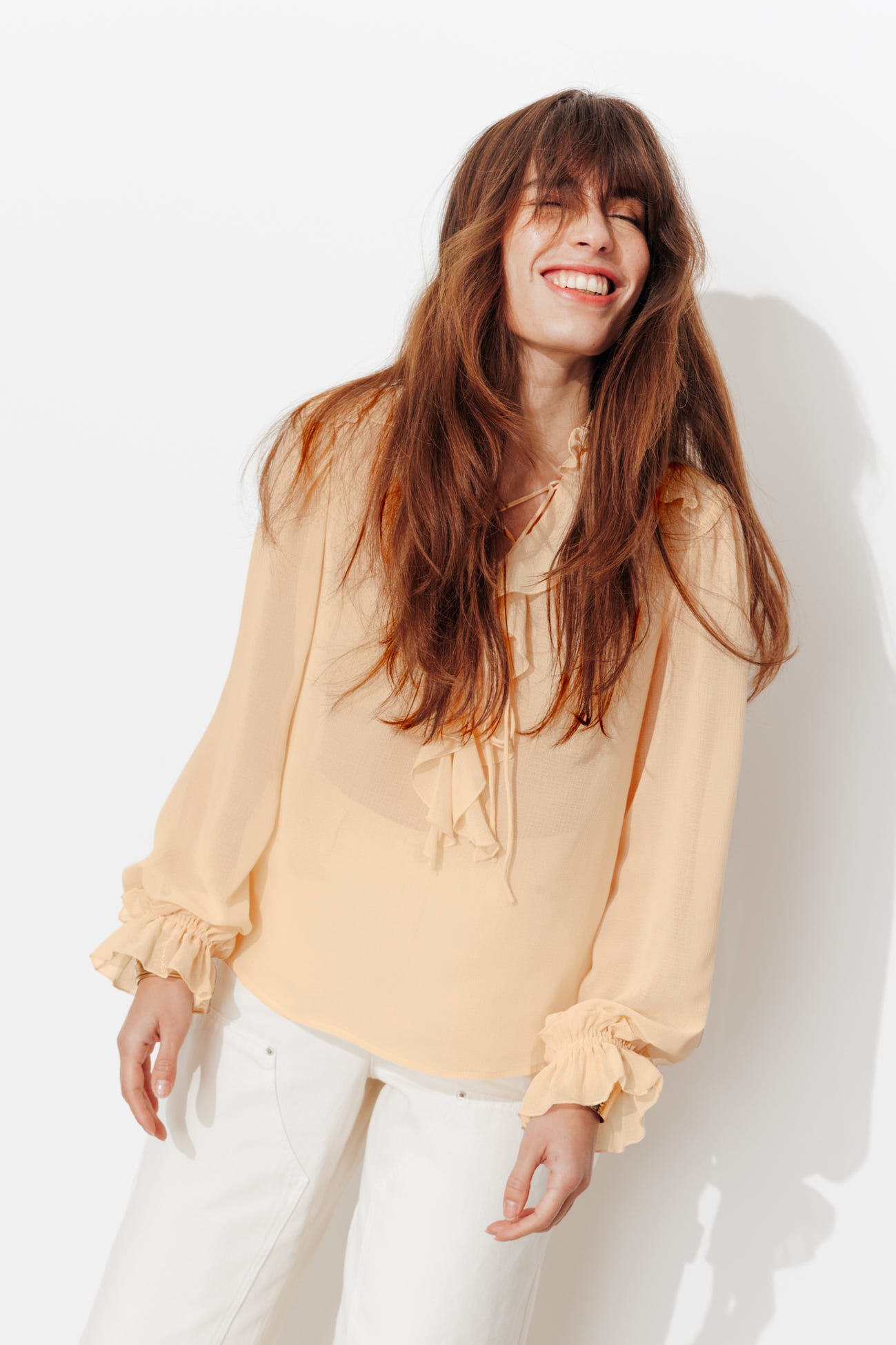 Blouse en mousseline Femme