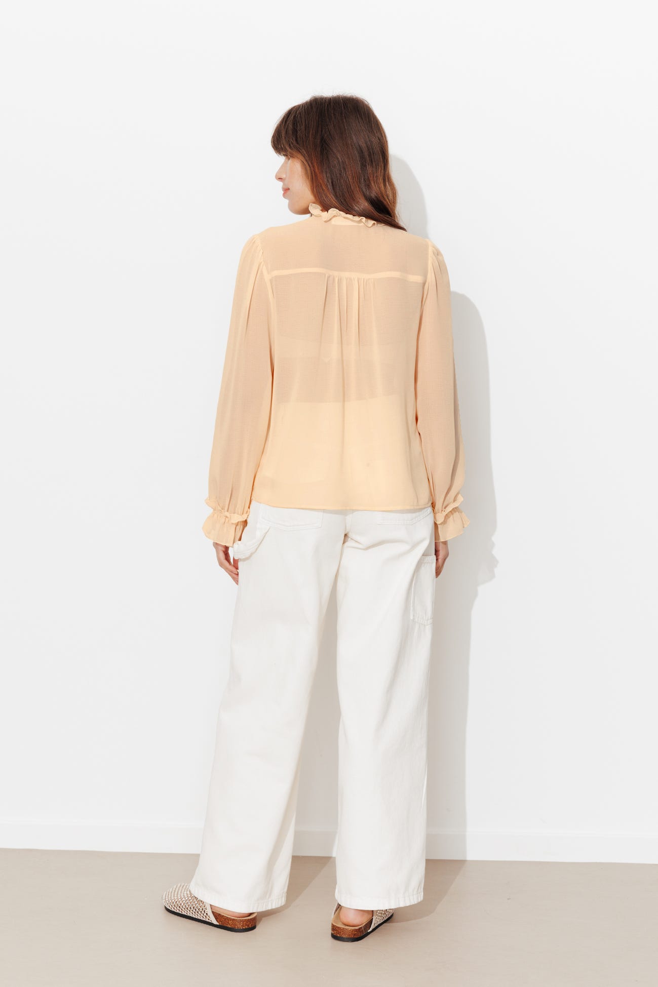 Blouse en mousseline Femme