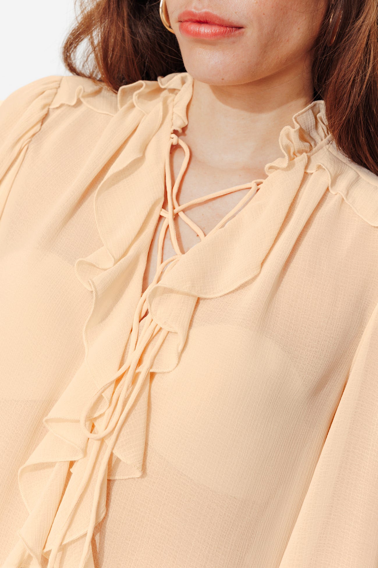 Blouse en mousseline Femme