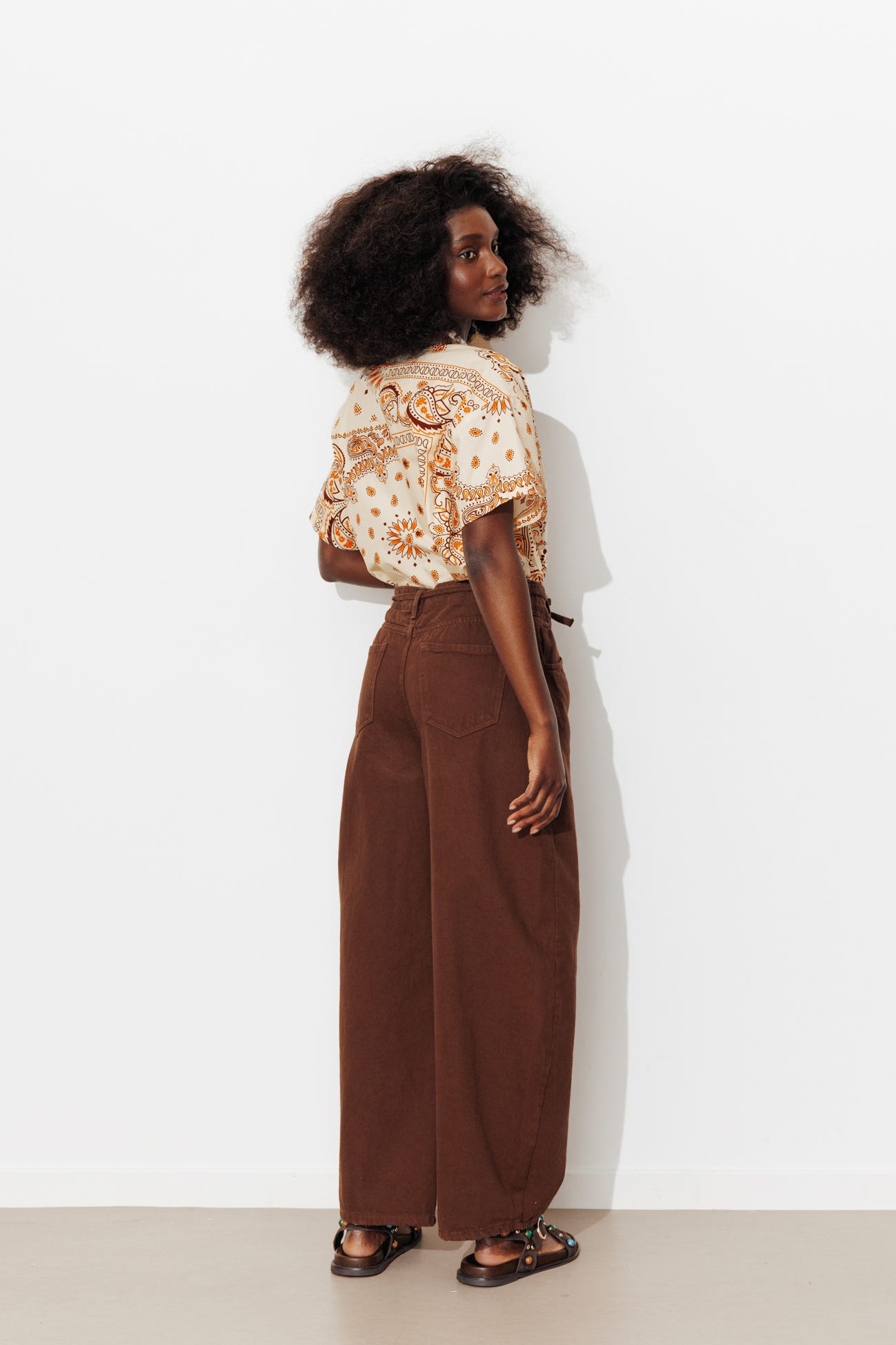 Chemise imprimée bandana Femme