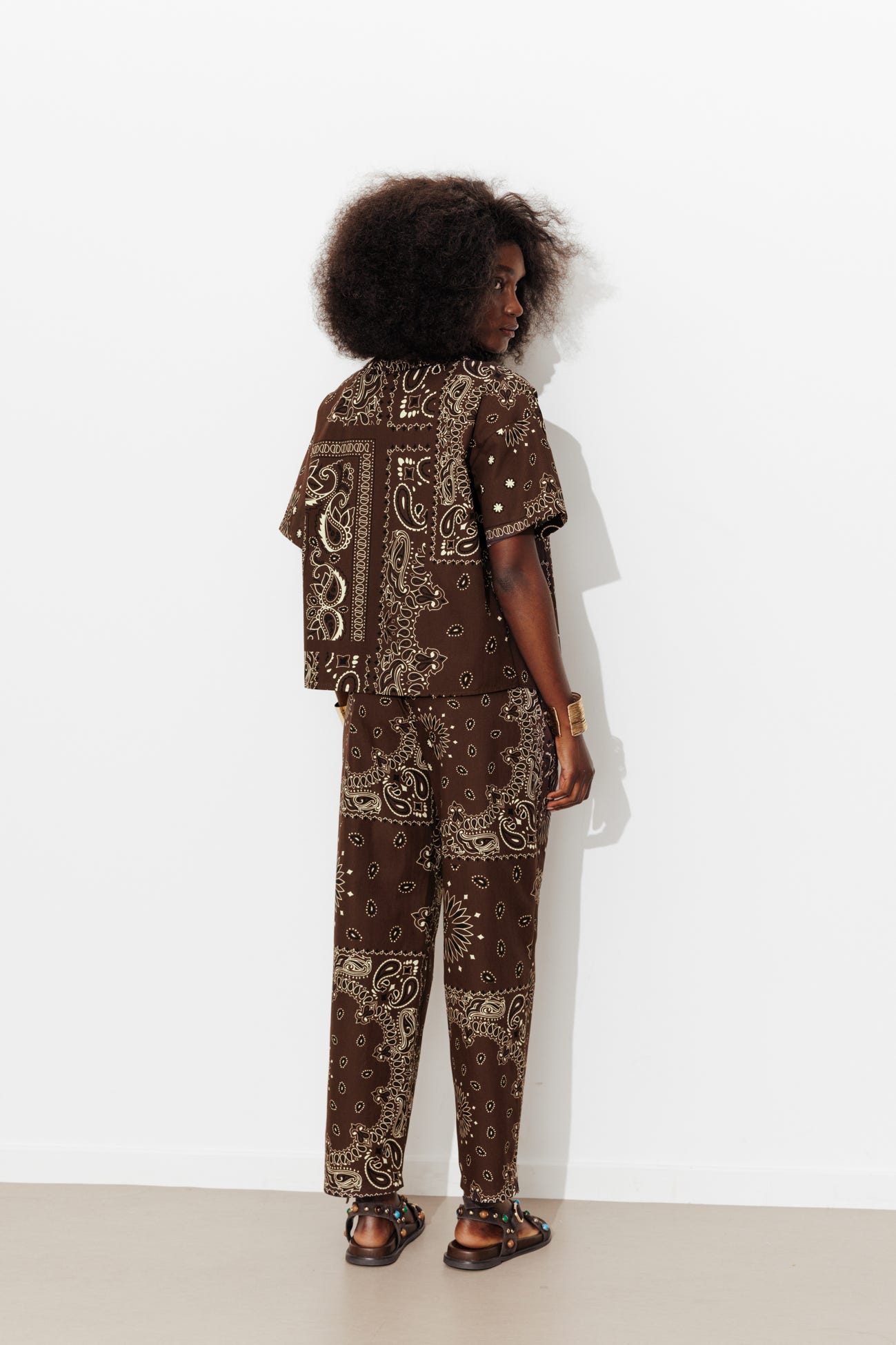 Chemise imprimée bandana Femme