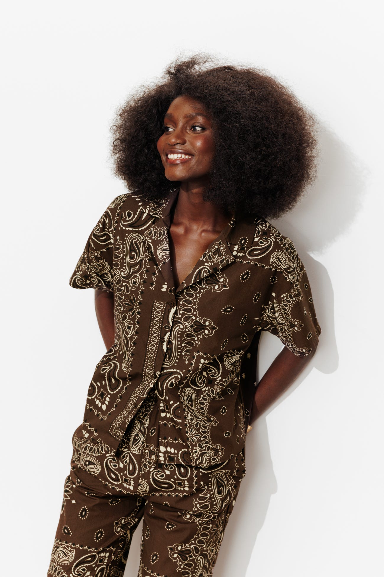 Chemise imprimée bandana Femme