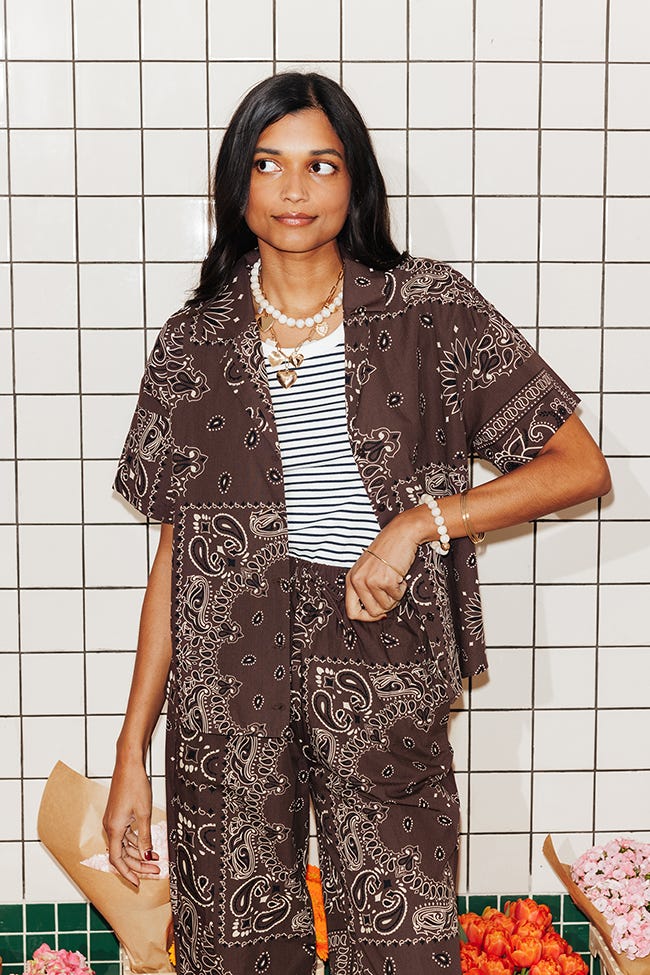 Hemd mit Paisleymuster